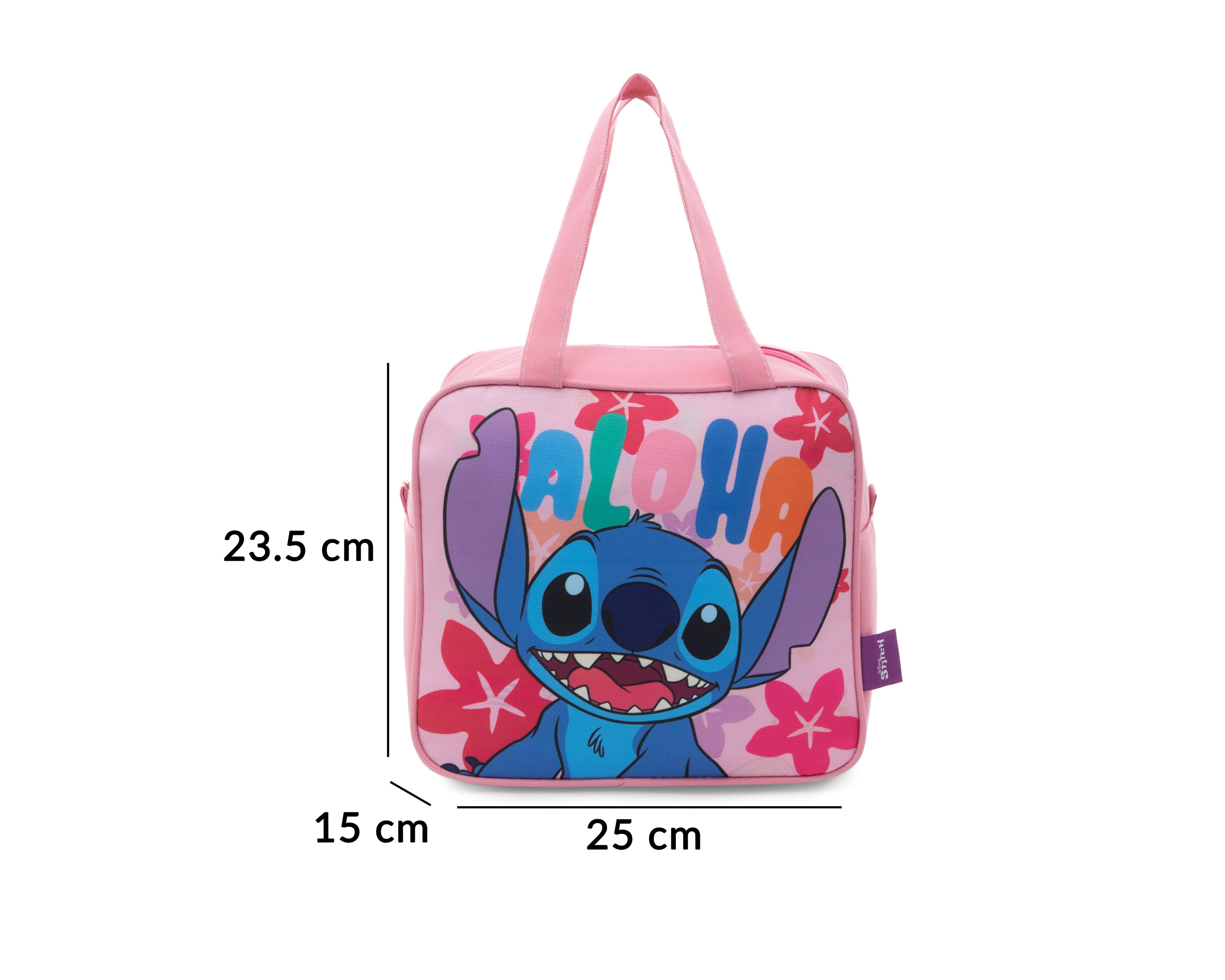 Foto 7 pulgar | Lonchera Disney Stitch Rosa