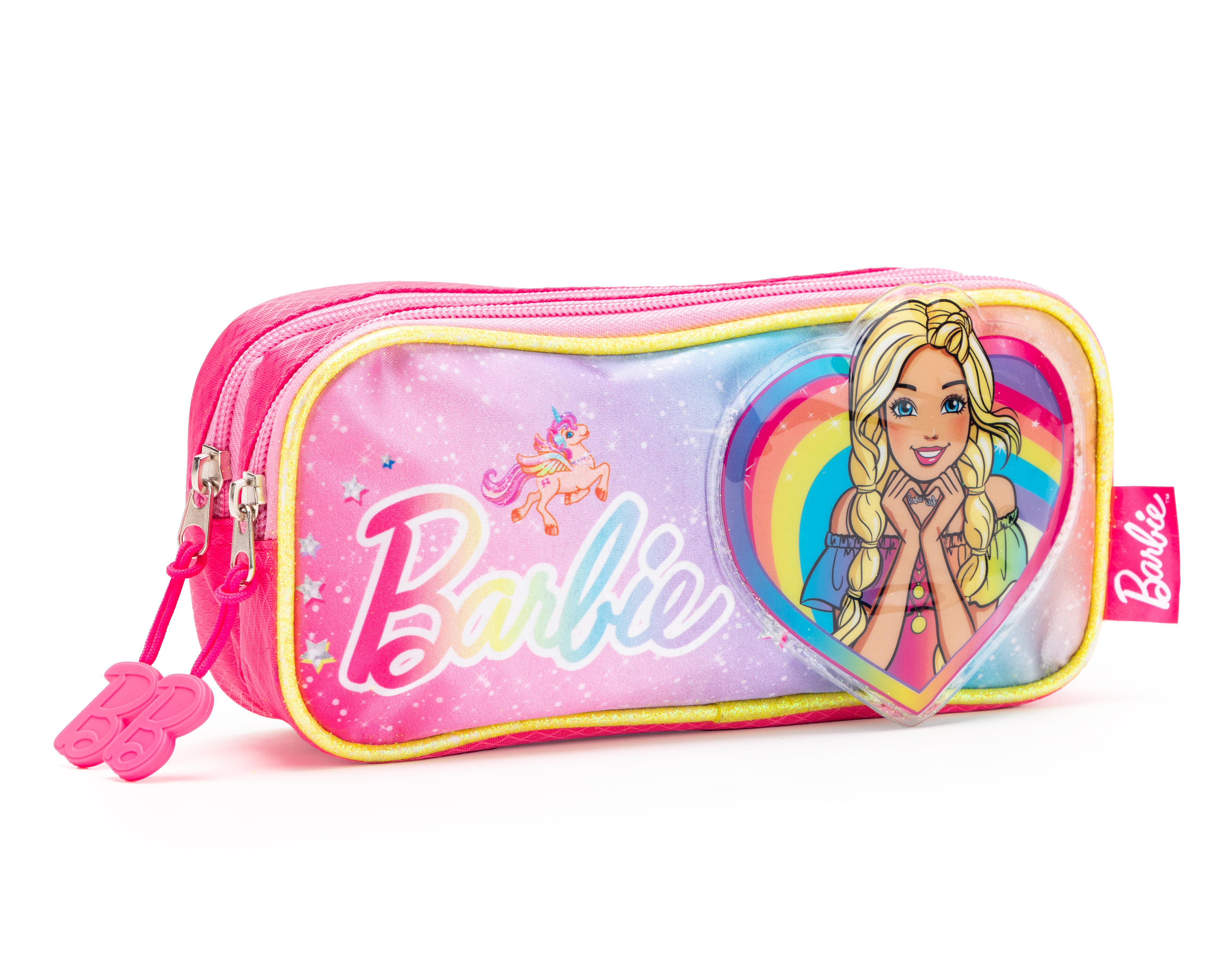 Lapicera Escolar Barbie Rosa $199