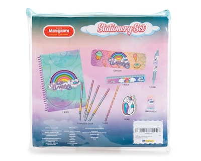 Foto 2 | Libreta de Unicornio Minigami Stationery Set con Accesorios