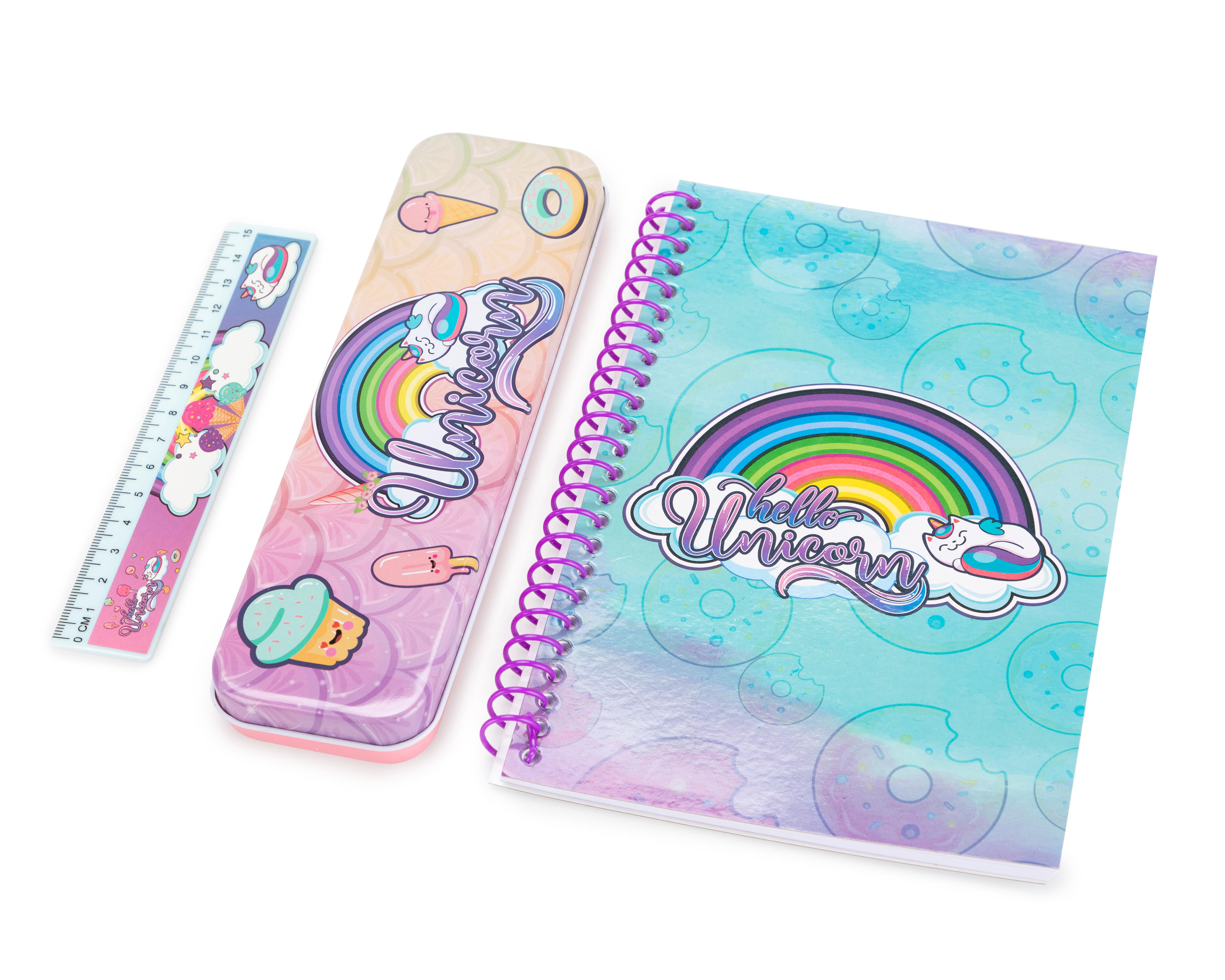 Foto 3 | Libreta de Unicornio Minigami Stationery Set con Accesorios