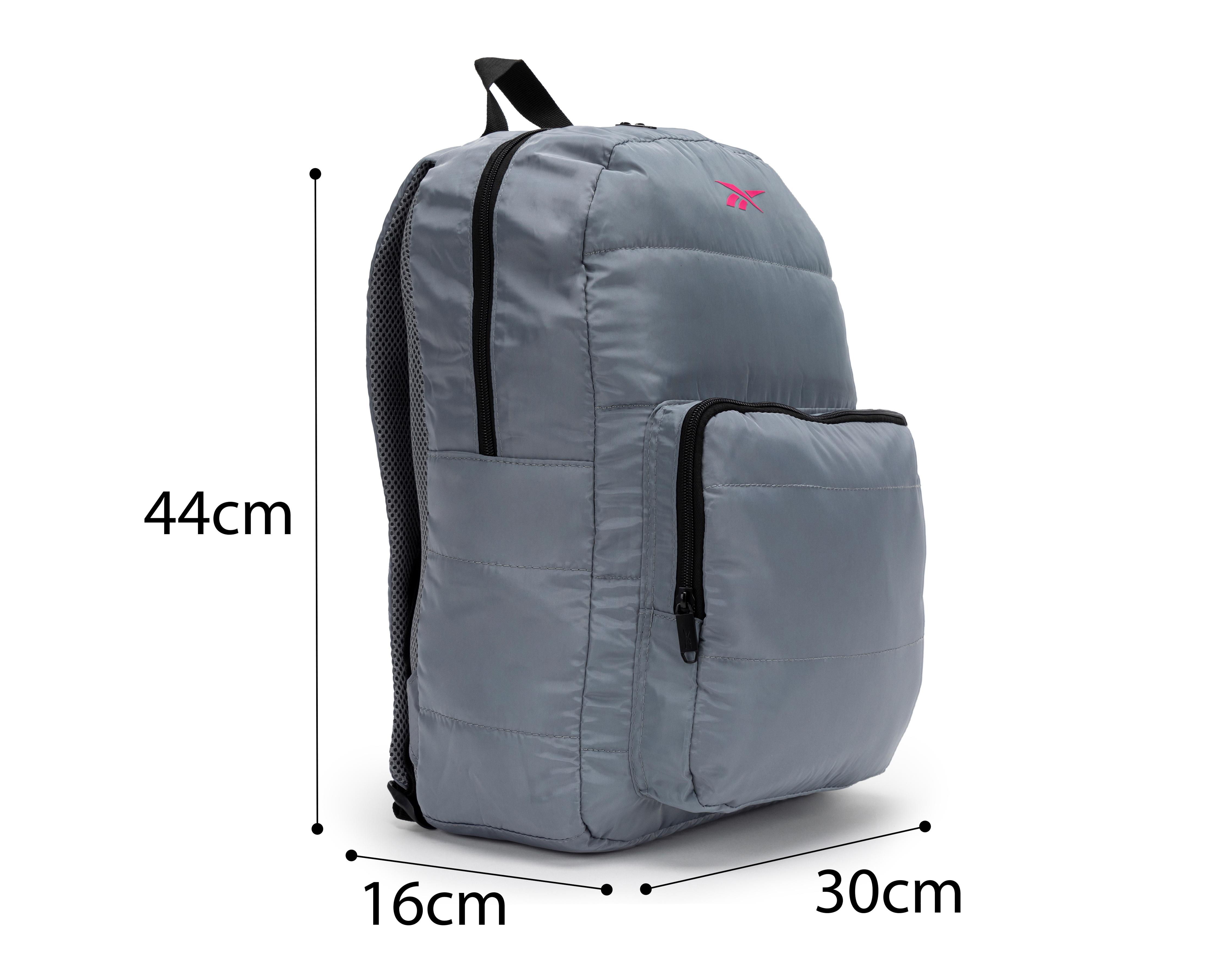Foto 8 pulgar | Mochila Escolar Reebok Gris