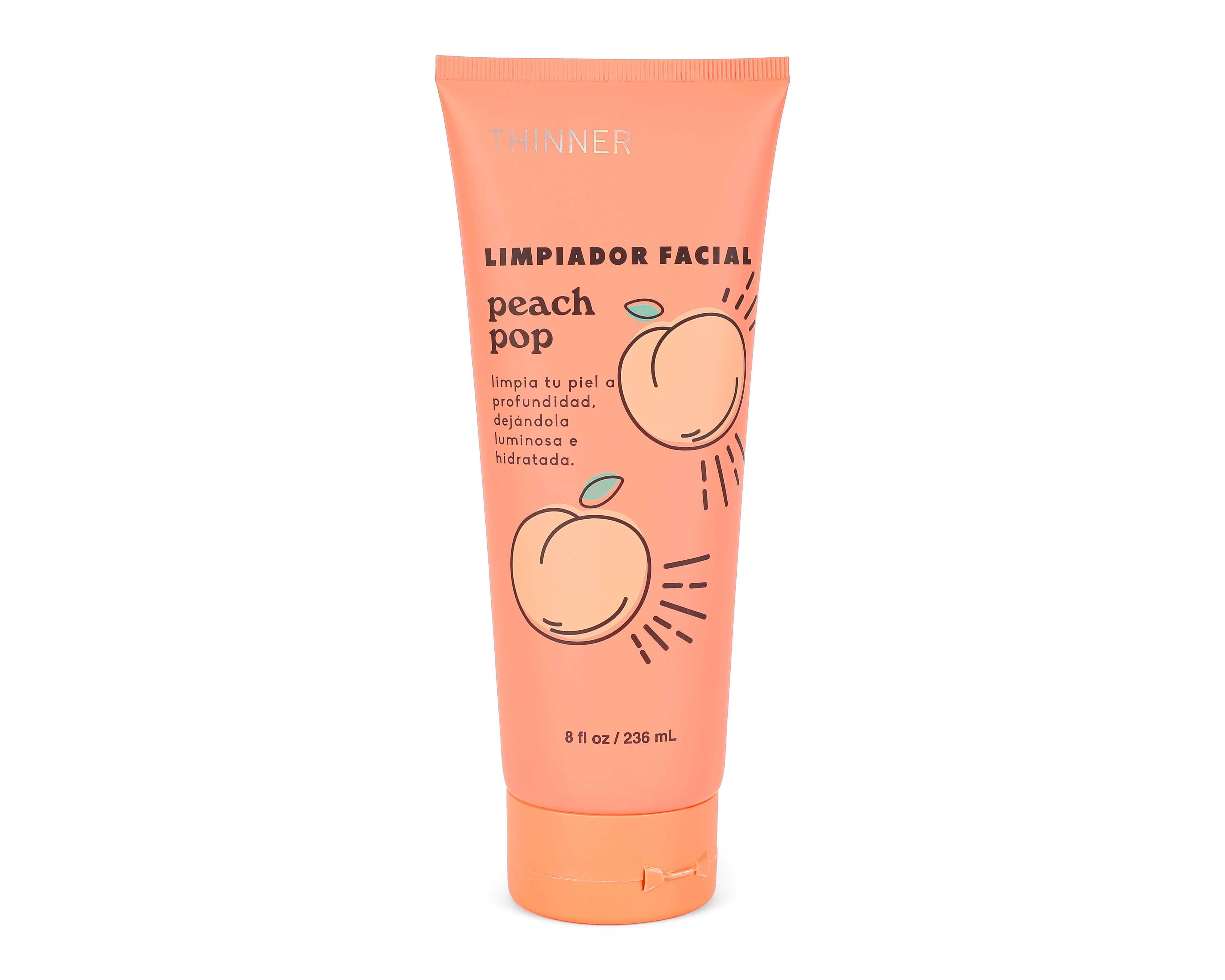 Foto 2 pulgar | Limpiador Facial Thinner Peach Pop 236 ml