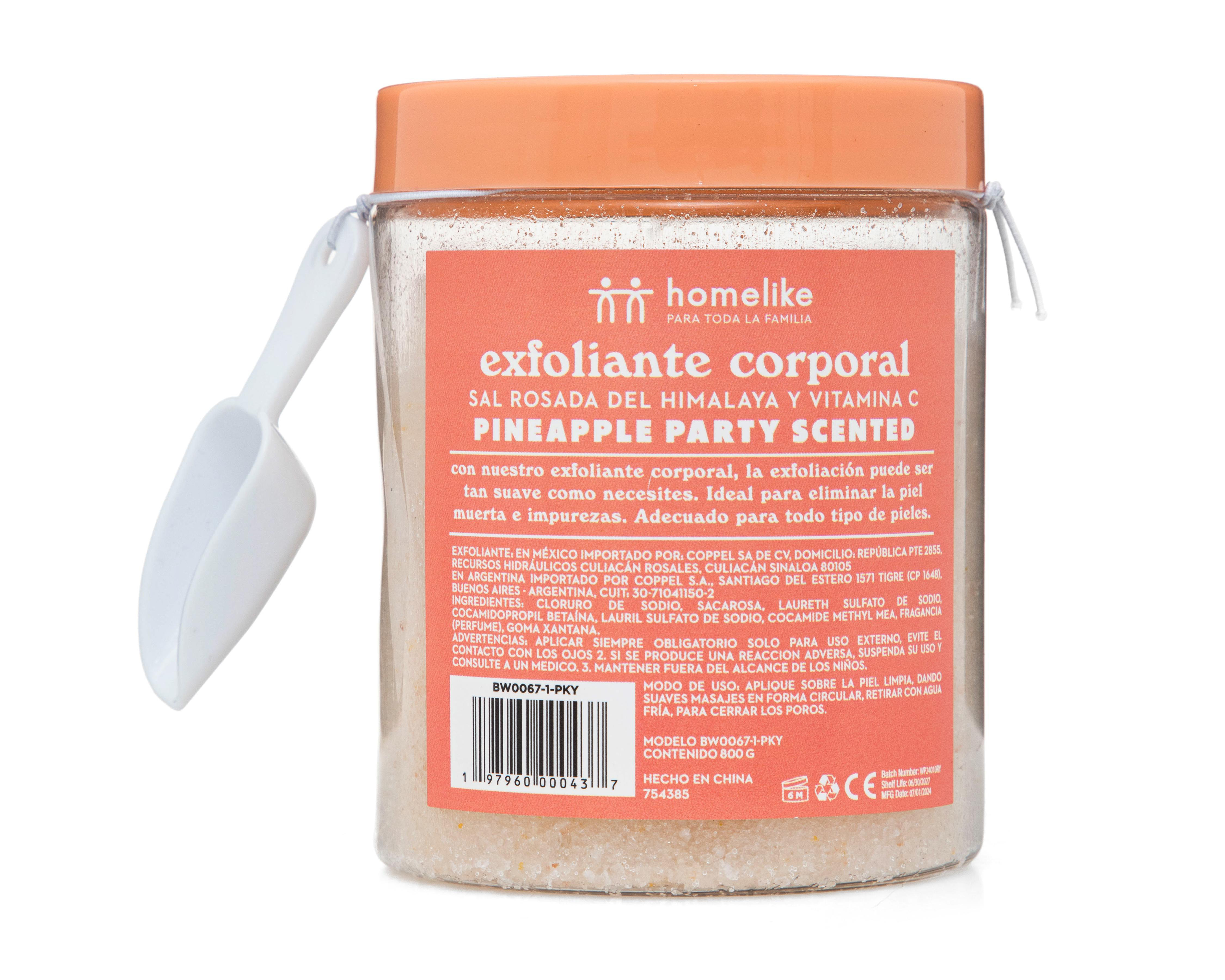 Foto 3 pulgar | Exfoliante Corporal Homelike Sal Rosada del Himalaya y Vitamina C 800 g