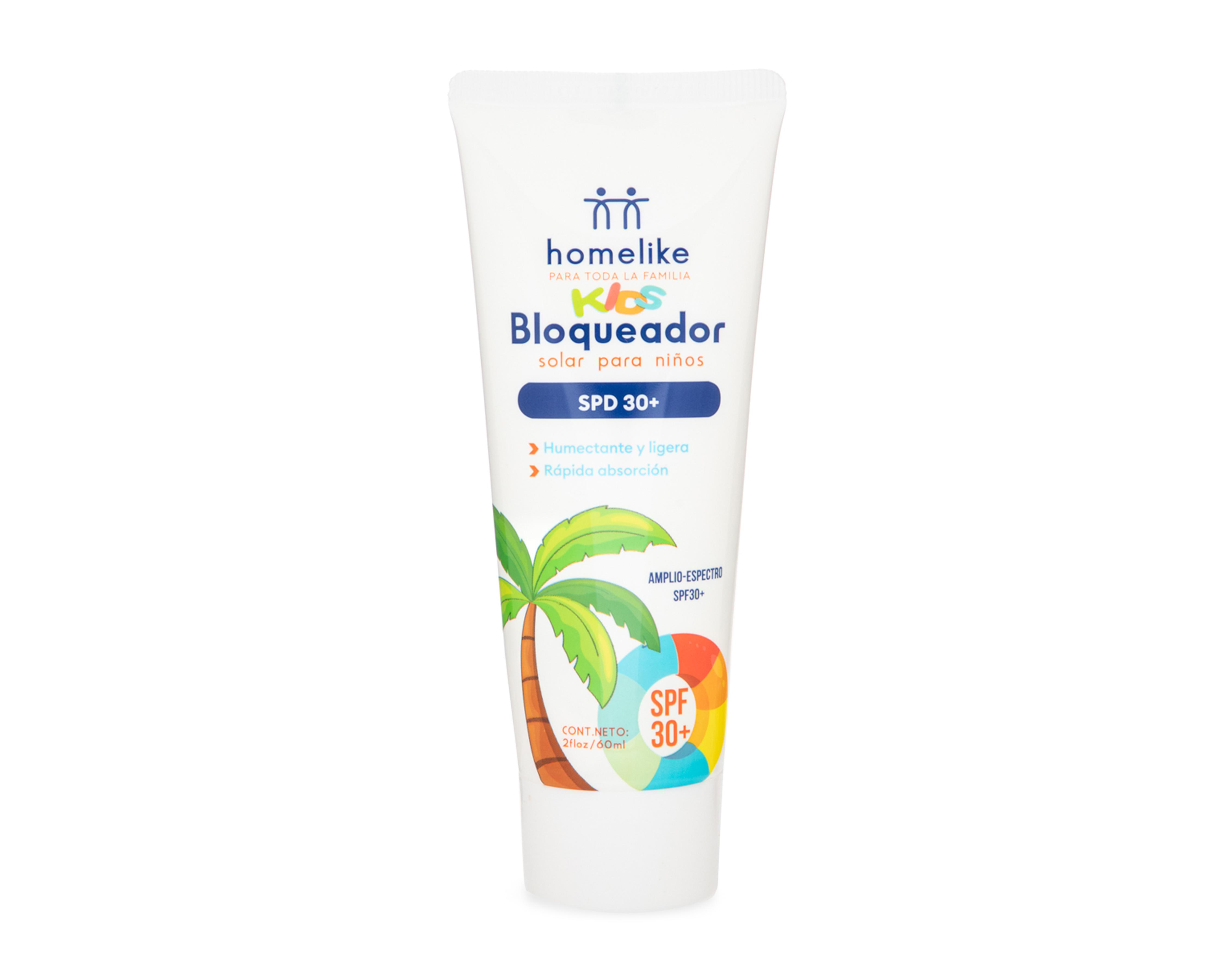 Foto 1 | Protector Solar Homelike Kids FPS 30+ 60 ml