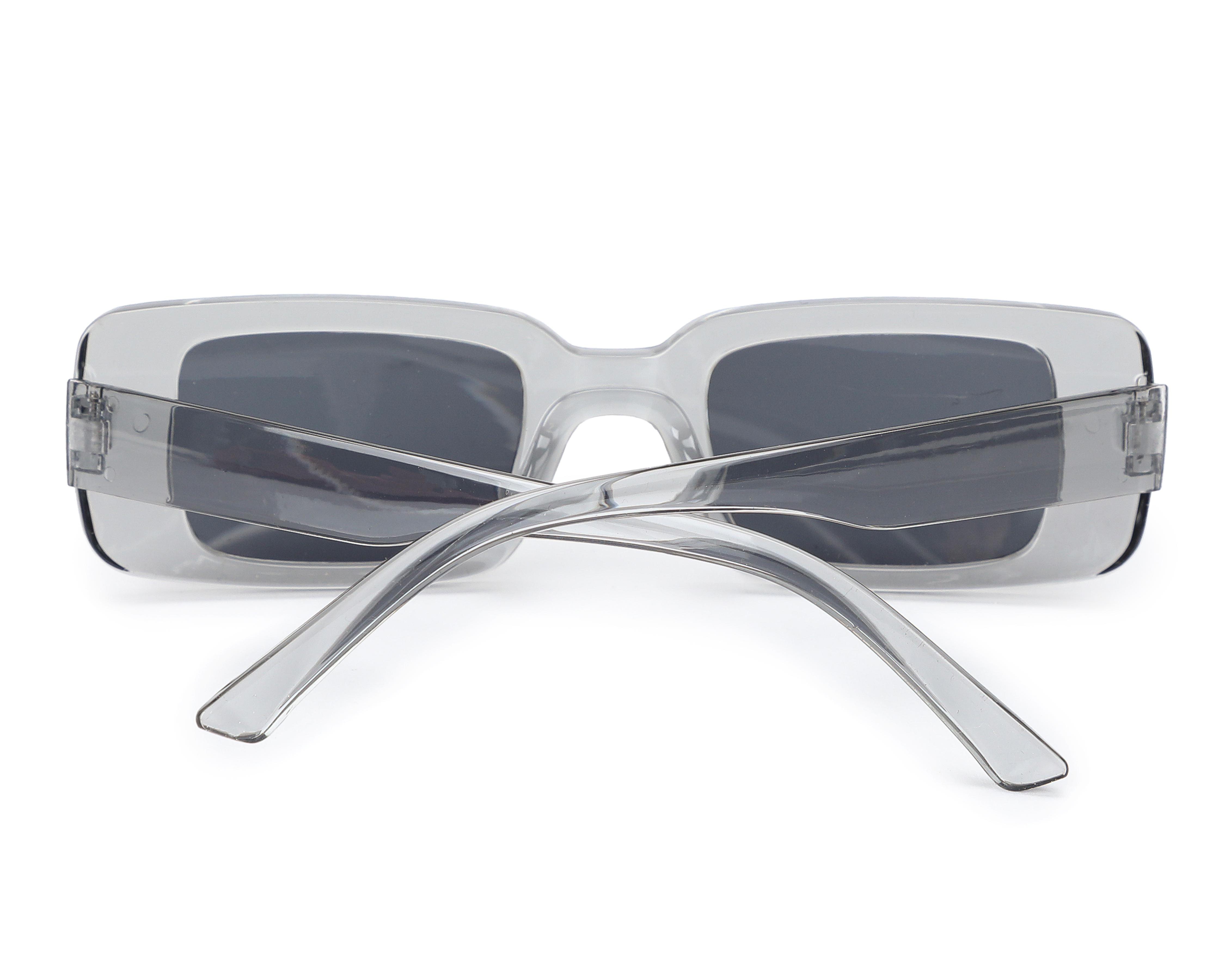 Foto 4 pulgar | Lentes de Sol Unisex Minigami Rectangulares Transparentes
