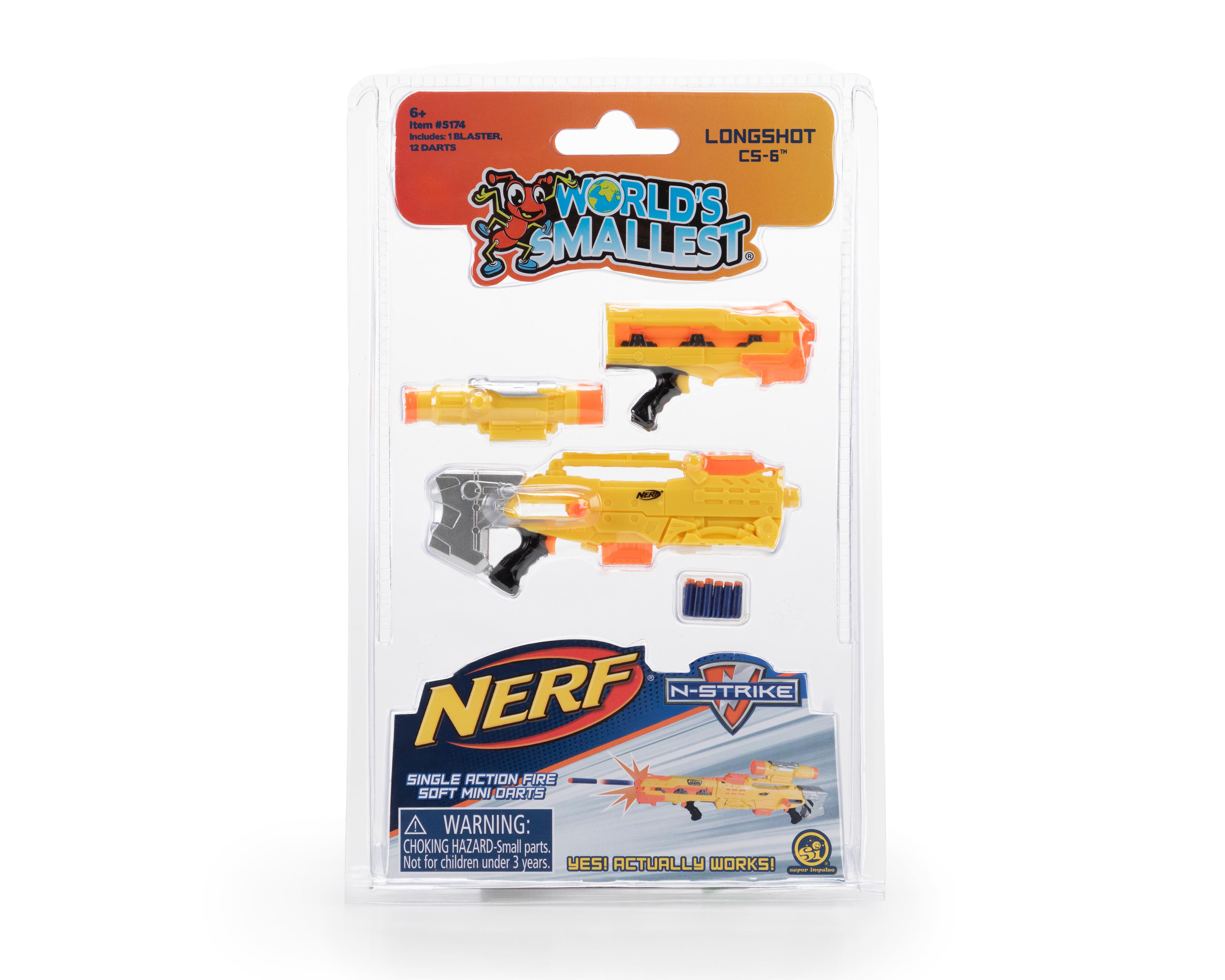 Minilanzadores Nerf World's Smallest