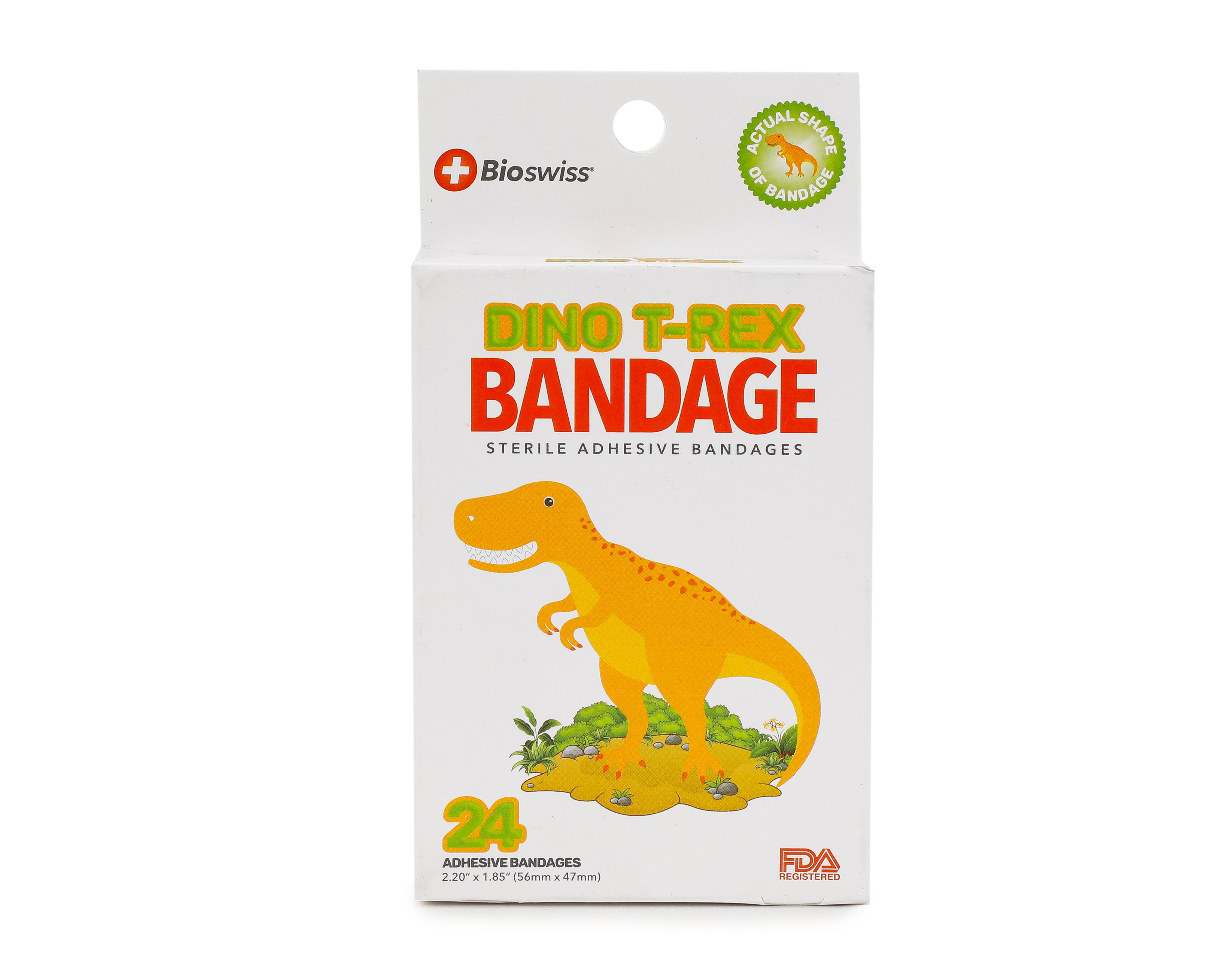 Foto 1 | Venditas Adhesivas de Dinosaurio Bioswiss Dino T-Rex 24 Piezas