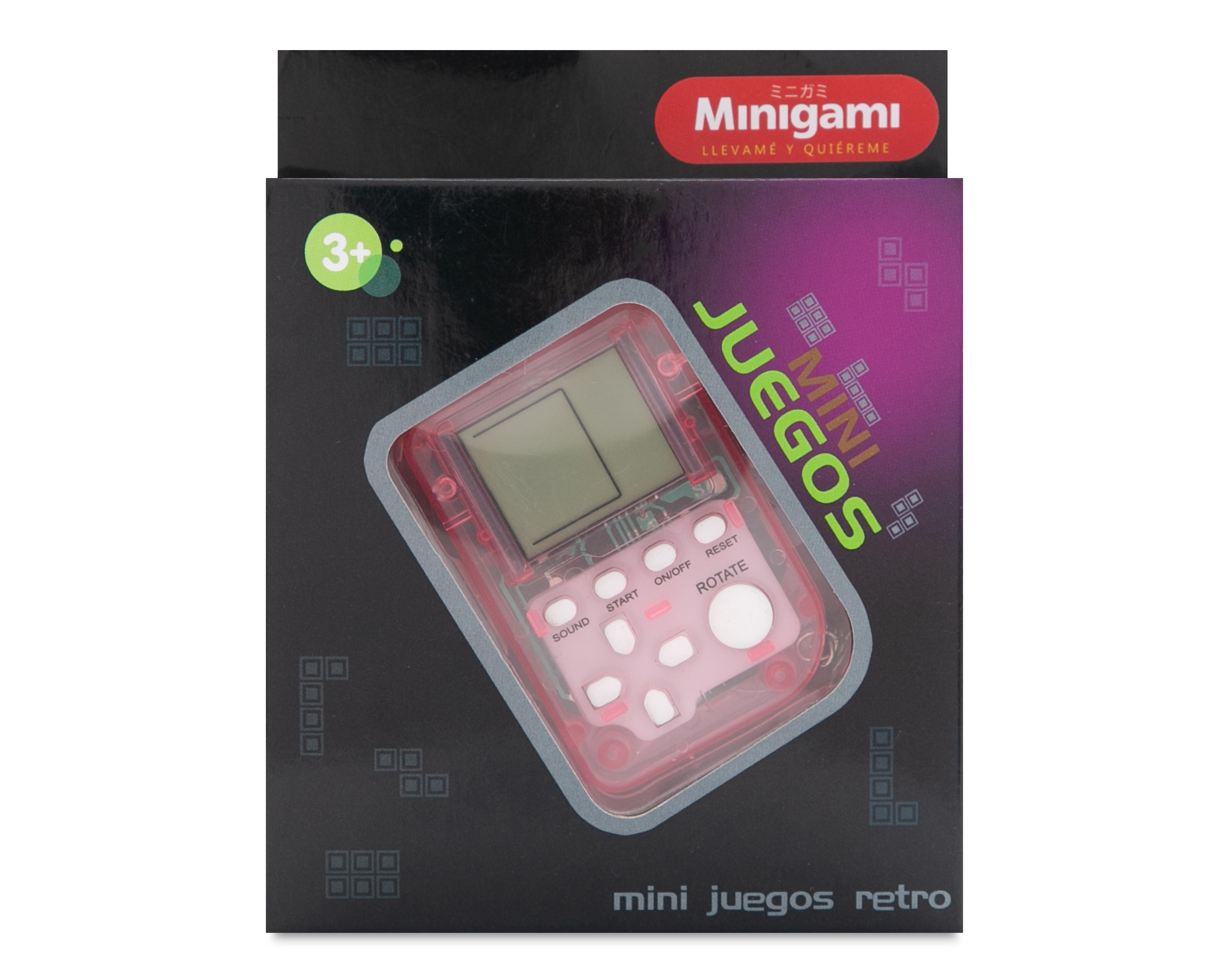 Foto 5 pulgar | Mini Consola de Juegos Rosa Minigami