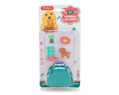 Foto 1 | Figuras Cachorro Juega Conmigo Minigami 5 Piezas