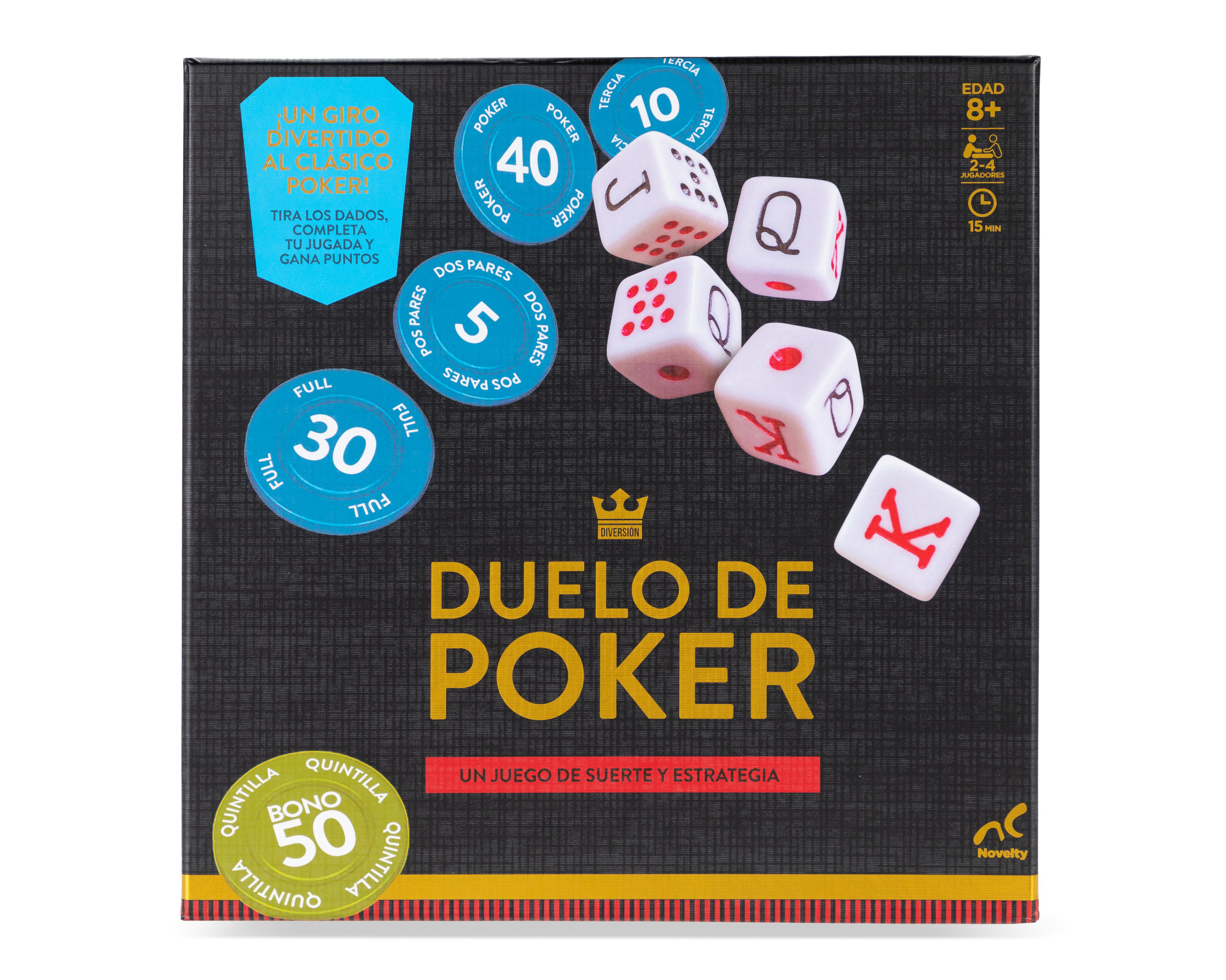 Foto 2 pulgar | Juego de Mesa Duelo de Póker Novelty