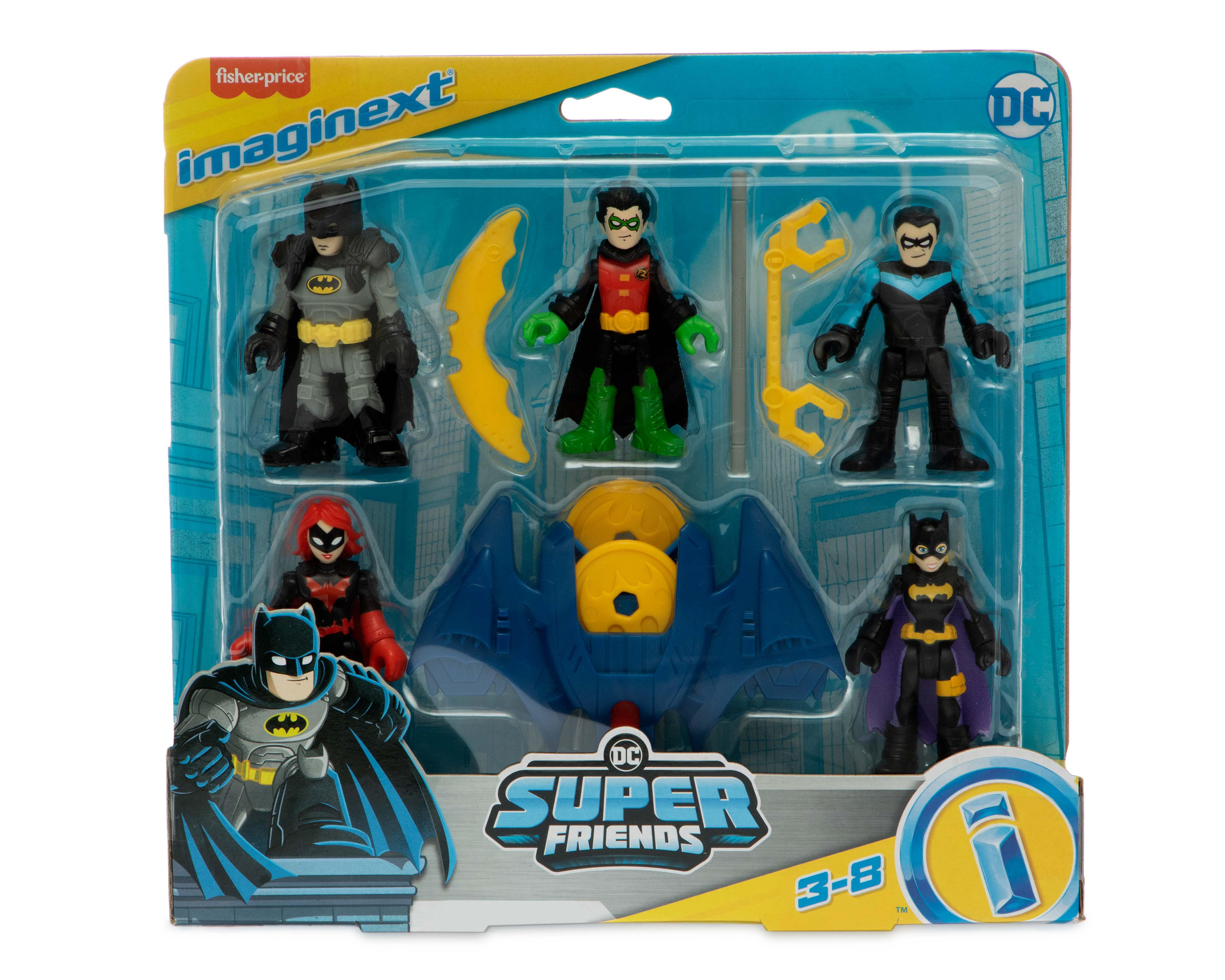 Foto 7 pulgar | Figuras Super Friends Imaginext Fisher Price 5 Piezas con Accesorios