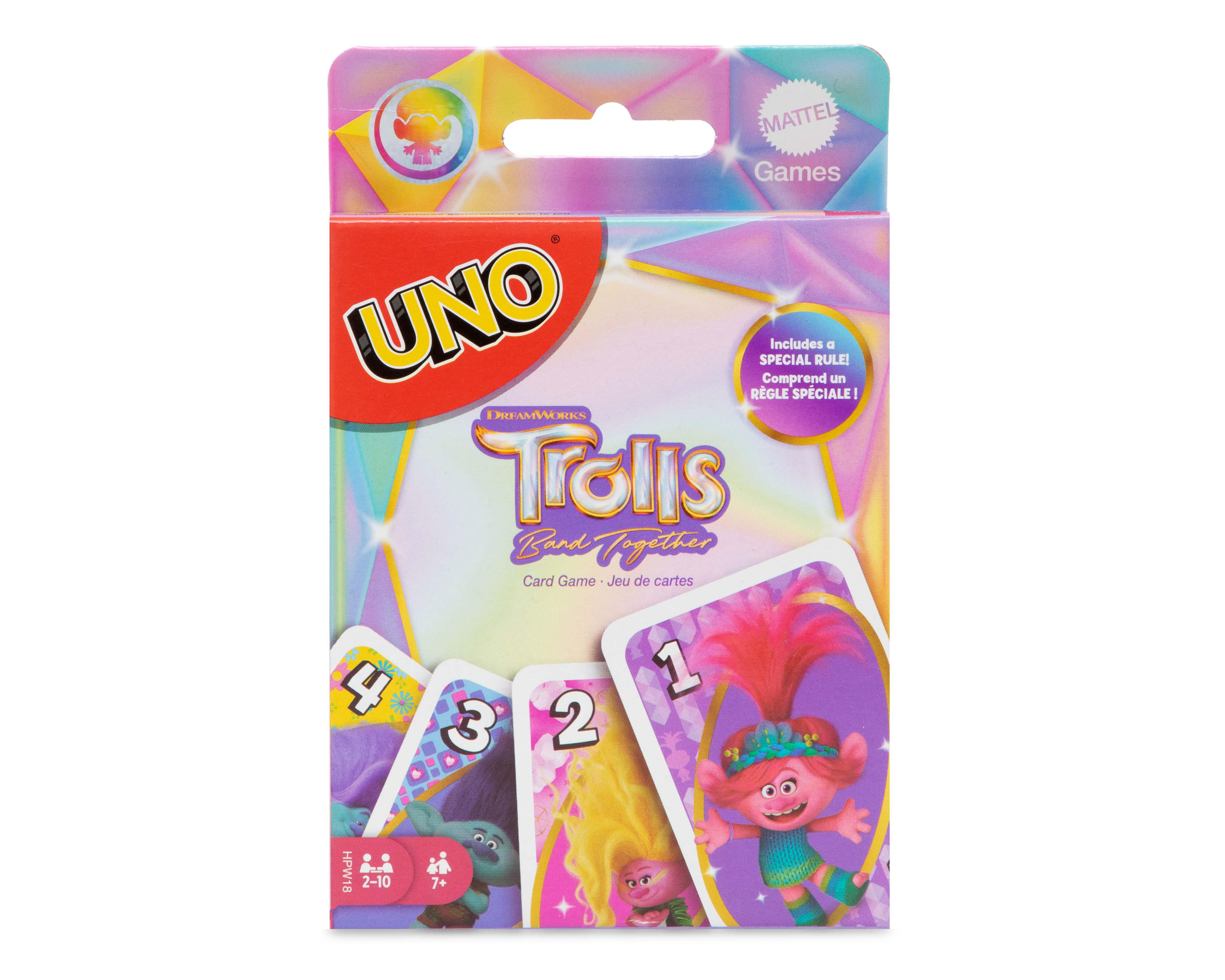 Foto 3 pulgar | Juego de Mesa UNO Mattel Trolls Band Together