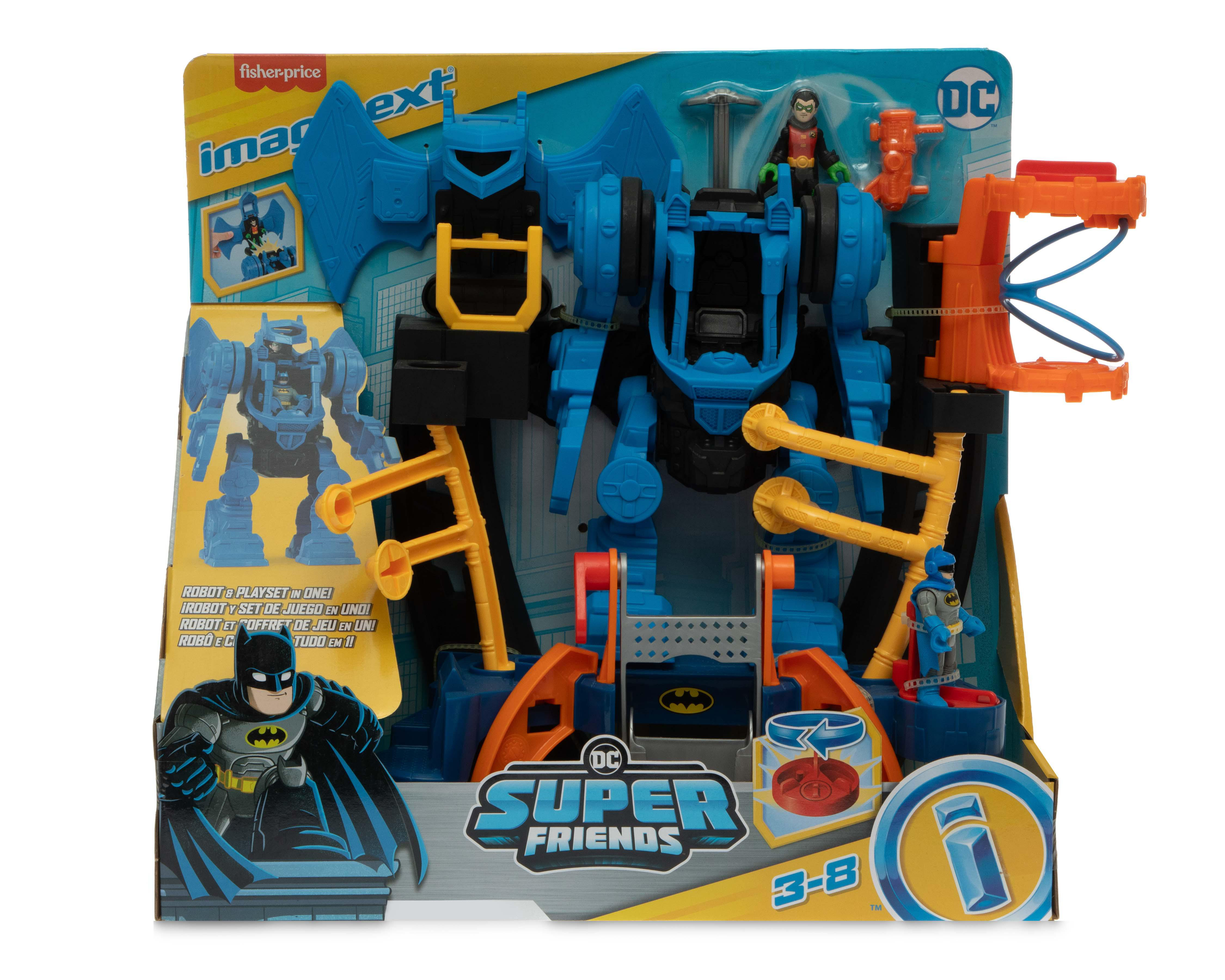 Foto 5 | Centro de Comando Robótico de Batman Fisher Price Imaginext DC Super Friends