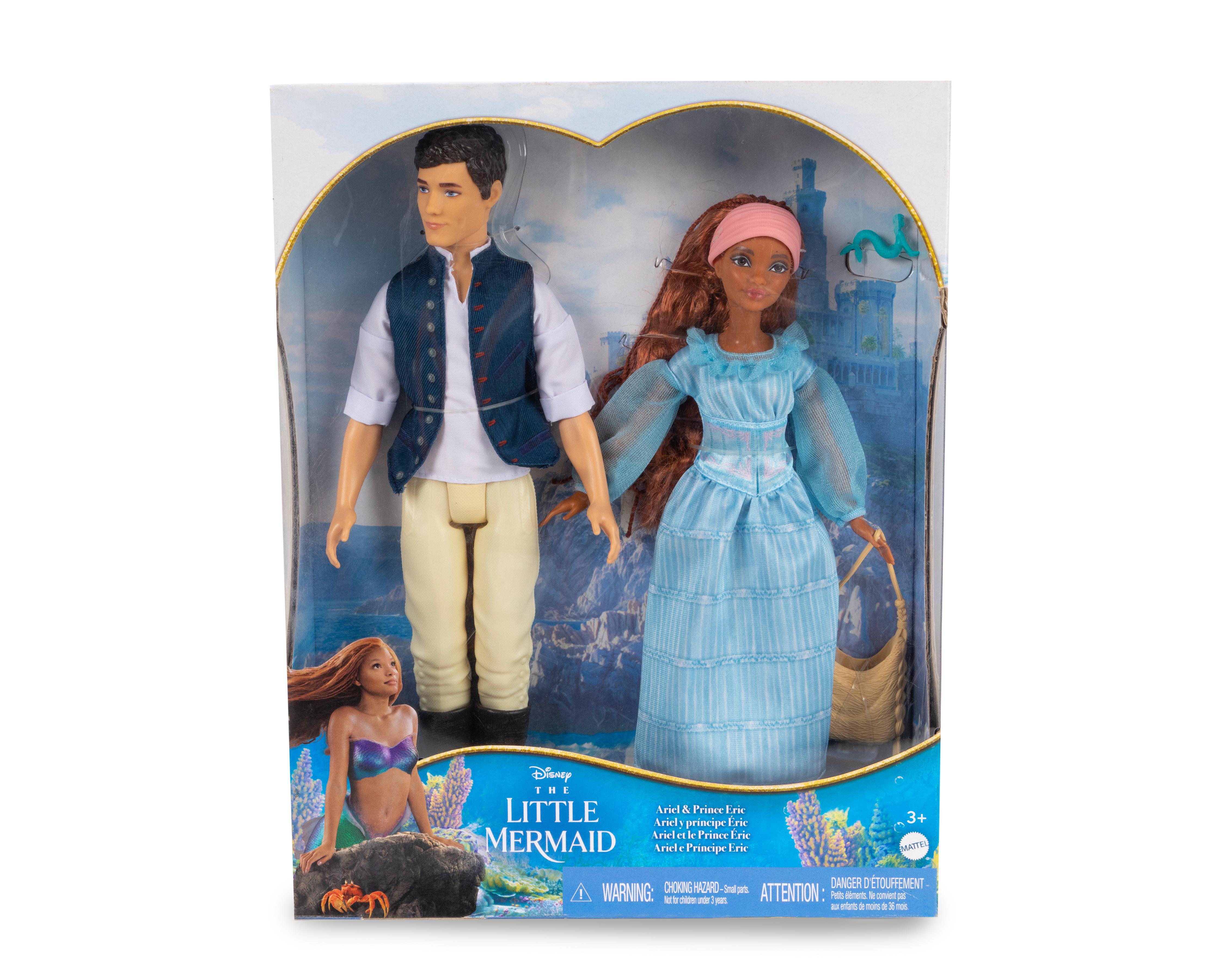 Foto 1 | Ariel y Príncipe Eric Mattel Disney La Sirenita