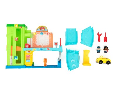 Foto 4 | Garage de Vehículos Fisher Price con Luces, Sonidos y Accesorios