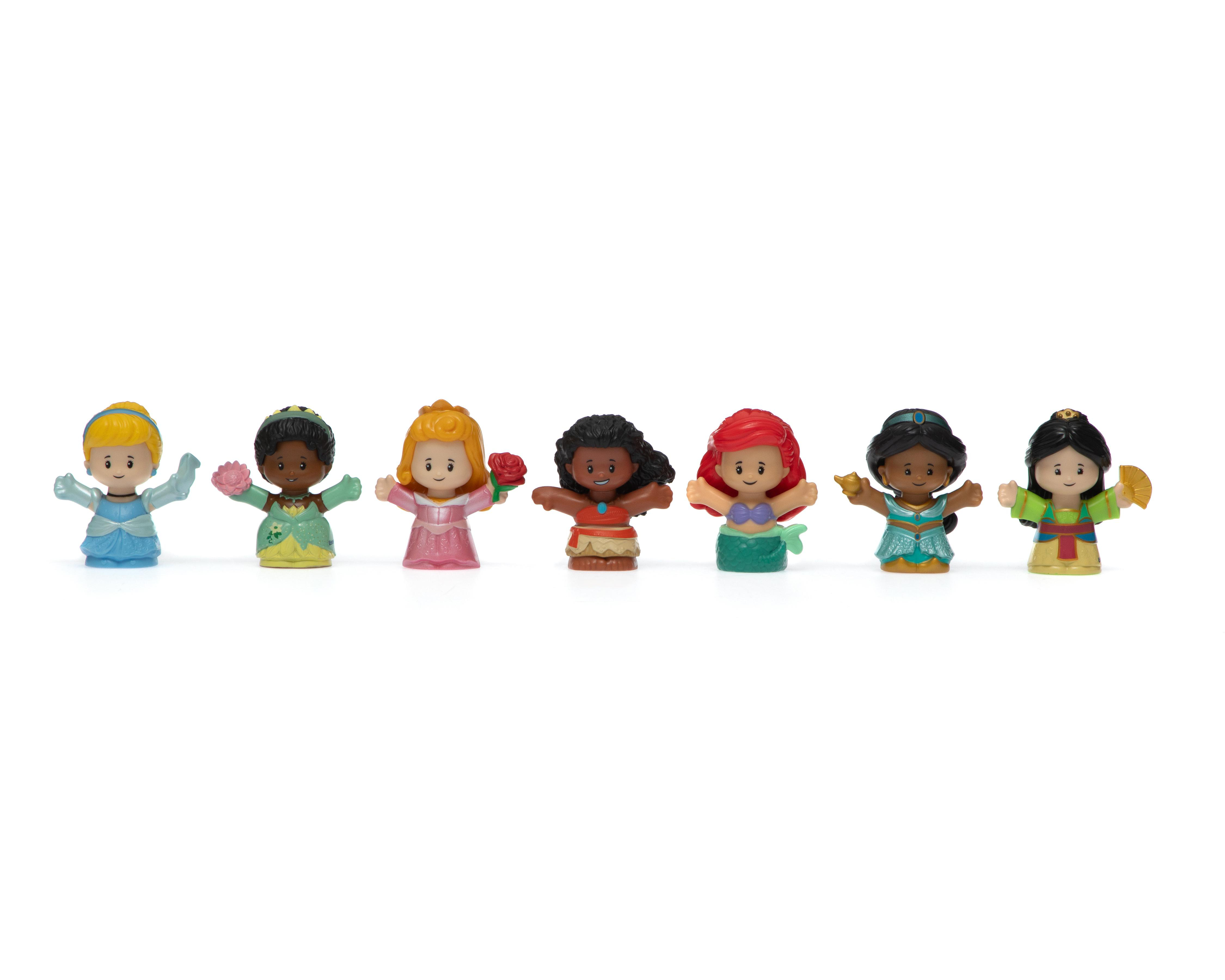 Figuras Princesas de Disney Little People 7 Piezas