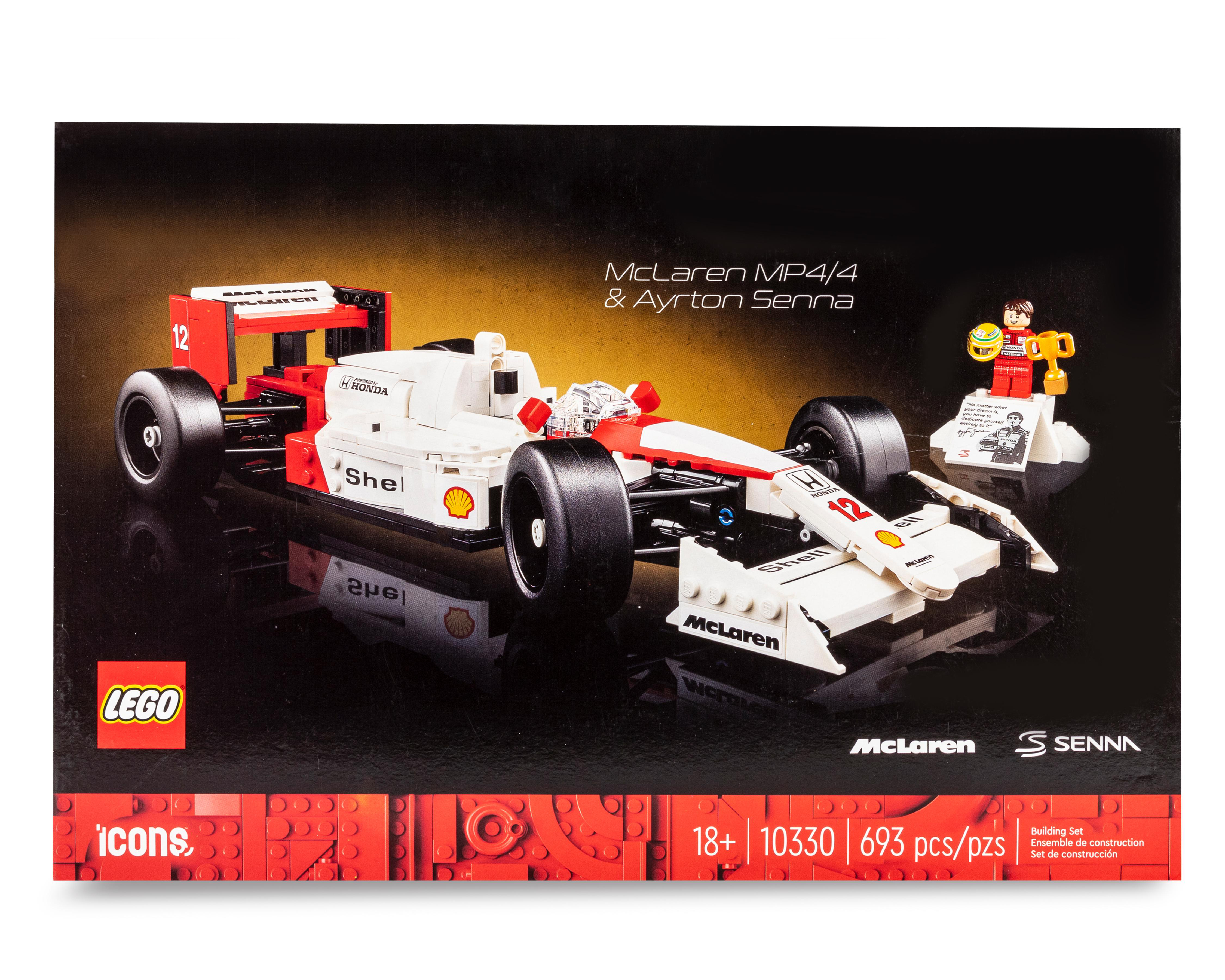 Foto 2 pulgar | LEGO McLaren MP4/4 y Ayrton Senna