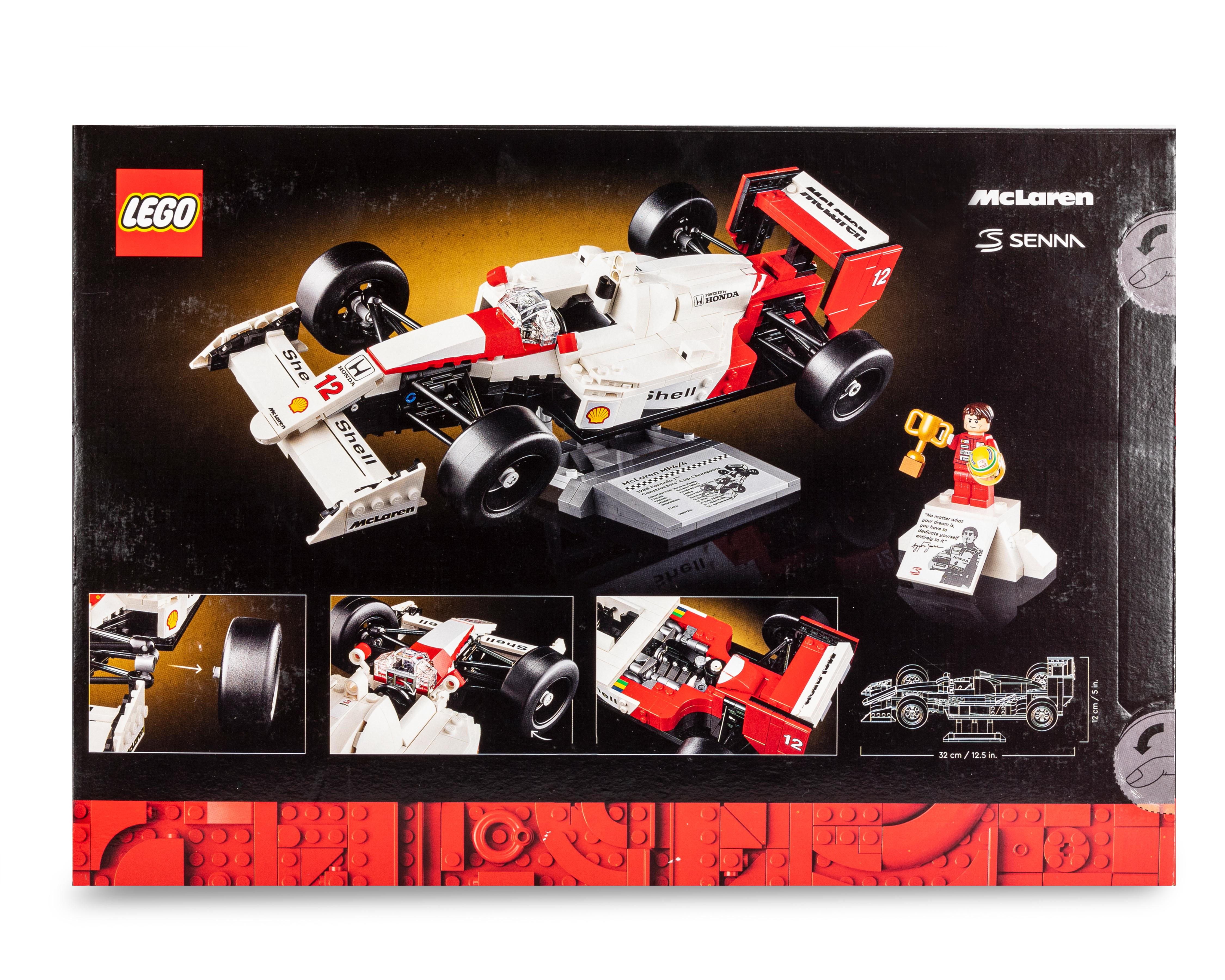 Foto 3 pulgar | LEGO McLaren MP4/4 y Ayrton Senna