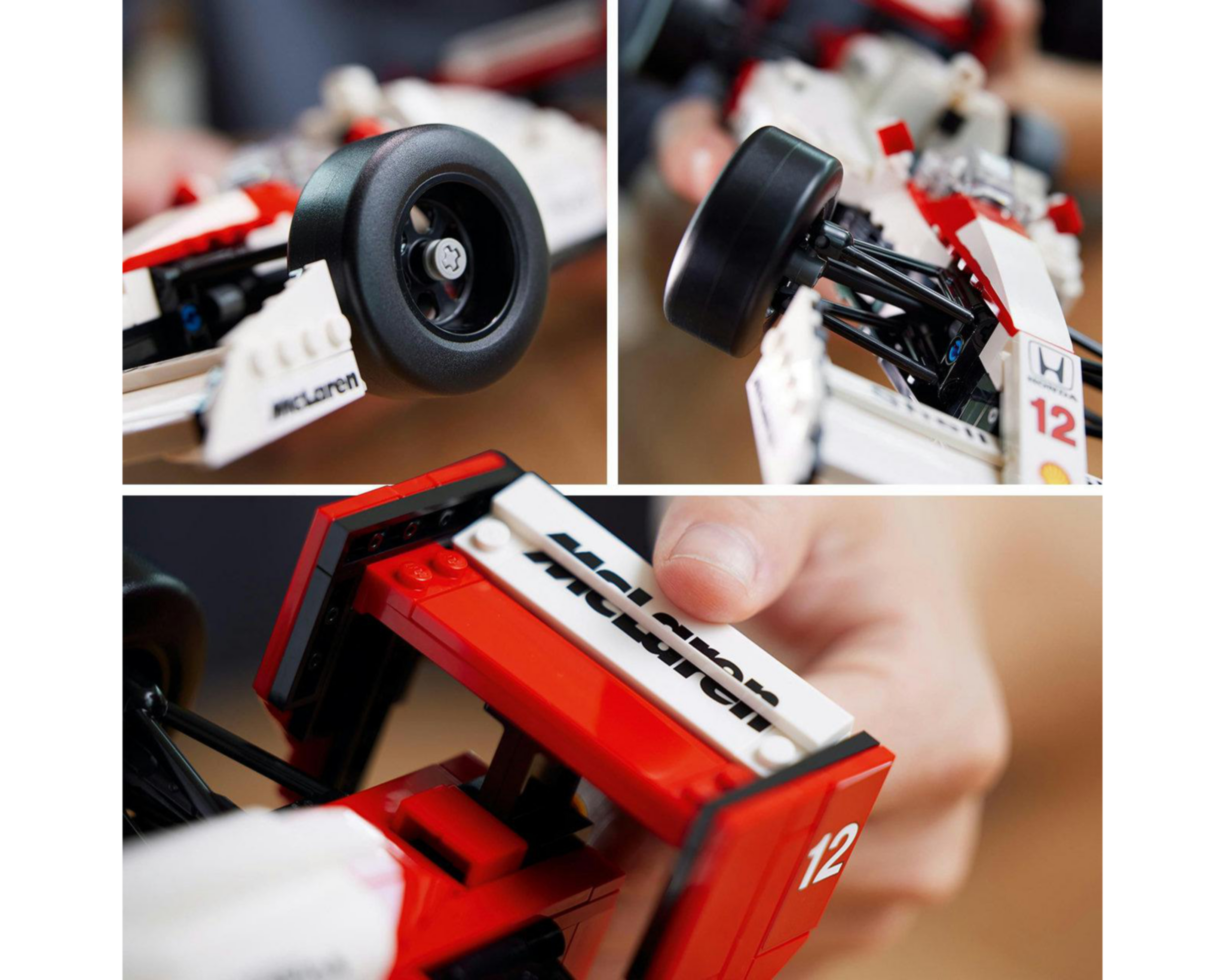 Foto 9 pulgar | LEGO McLaren MP4/4 y Ayrton Senna
