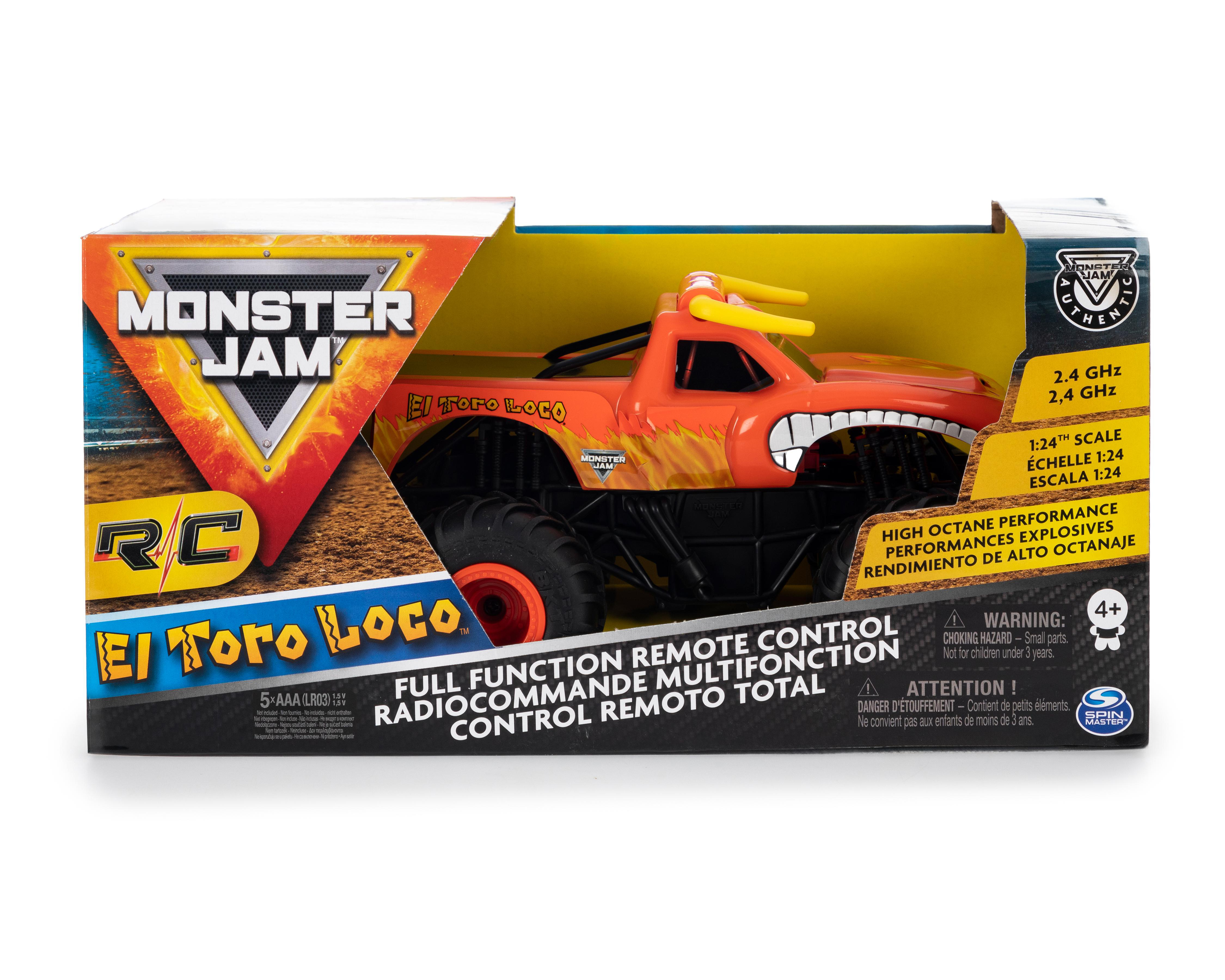 Carro a Control Remoto Spin Master Monster Jam El Toro Loco