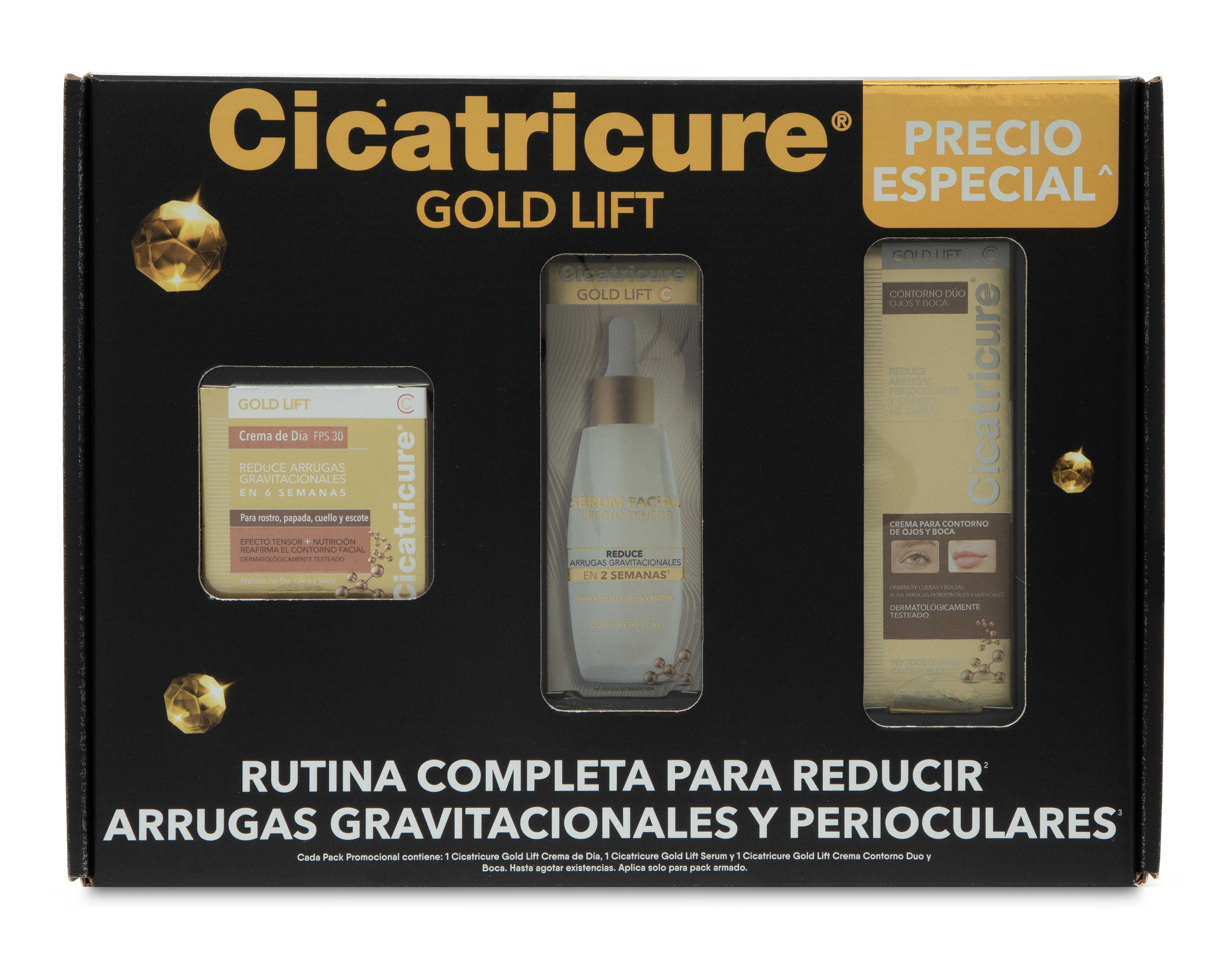 Foto 6 | Set de Cremas Antiarrugas Cicatricure Gold Lift 3 Piezas