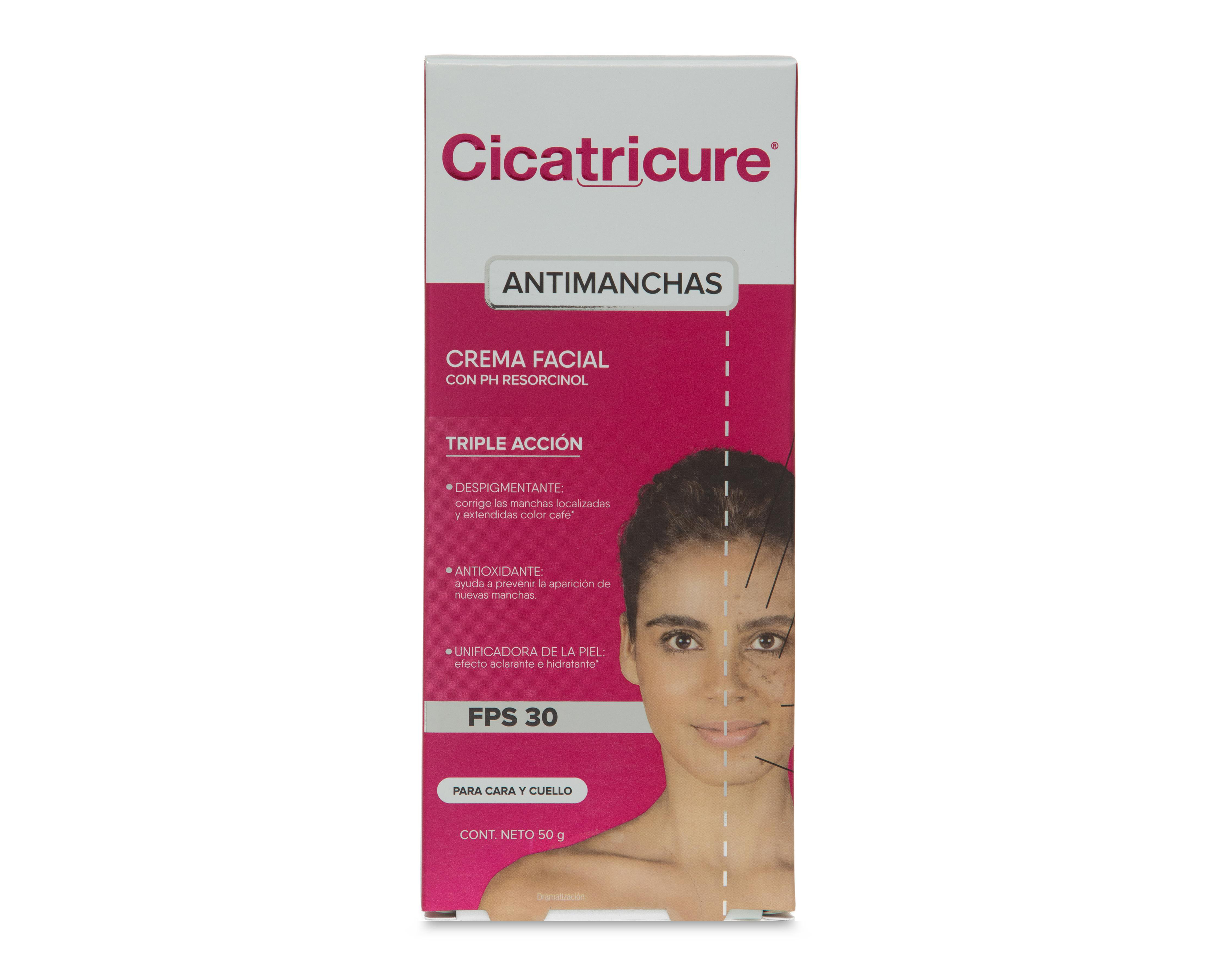 Foto 5 pulgar | Crema Facial Cicatricure Antimanchas con pH Resorcinol 50 g