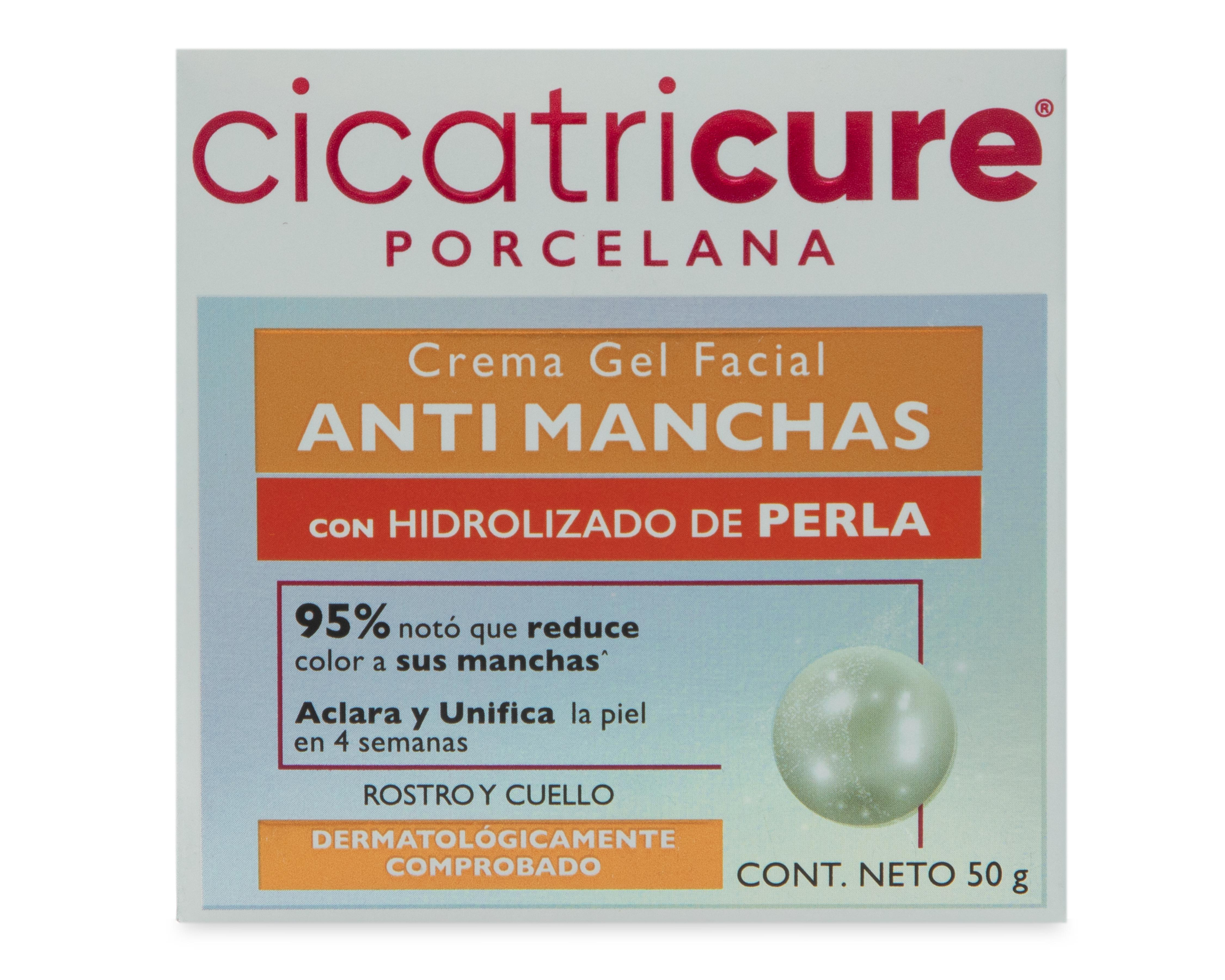 Foto 5 pulgar | Crema Gel Facial Cicatricure Porcelana Antimanchas con Hidrolizado de Perla 50 g