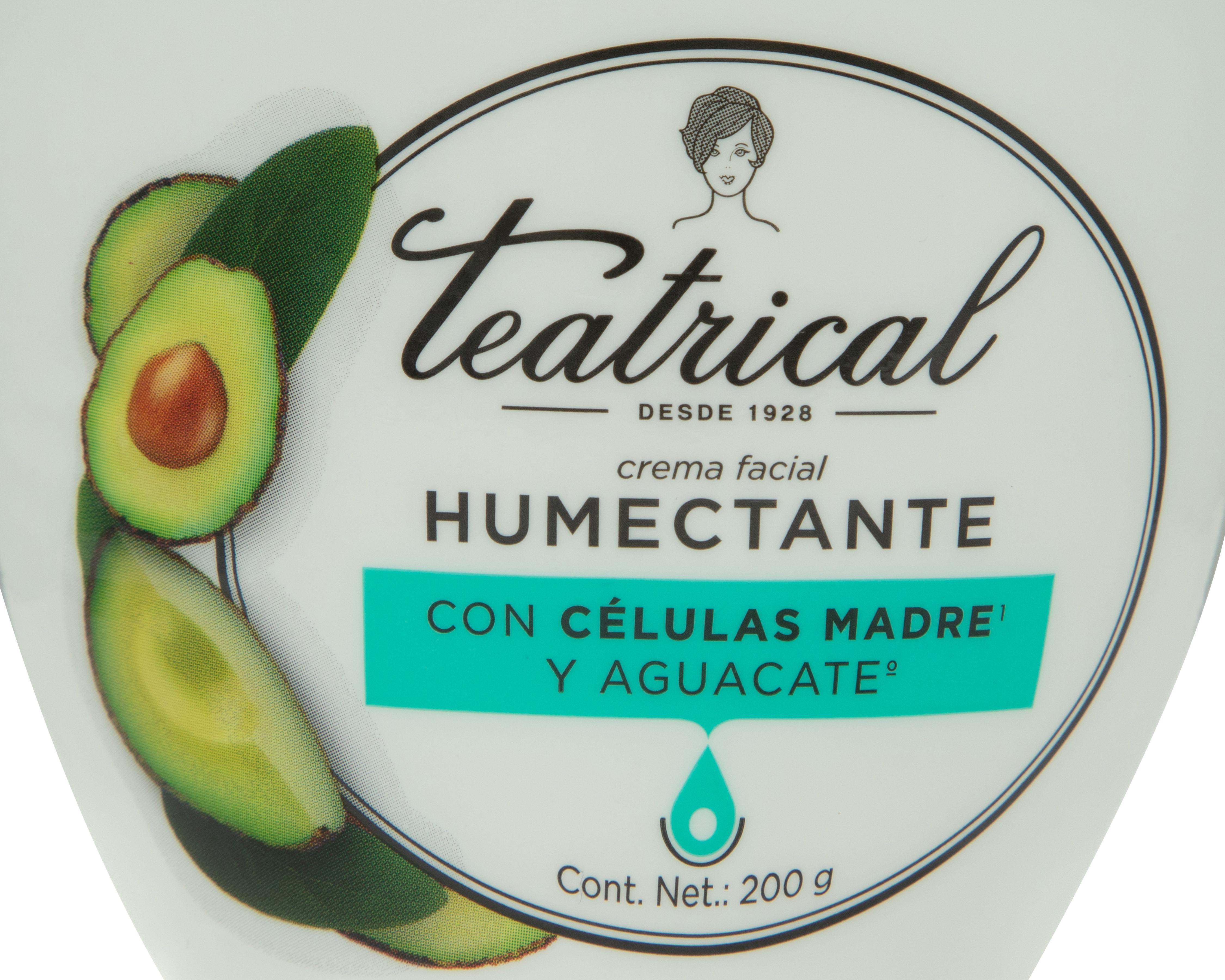 Foto 4 pulgar | Crema Facial Teatrical Humectante con Células Madre 200 g