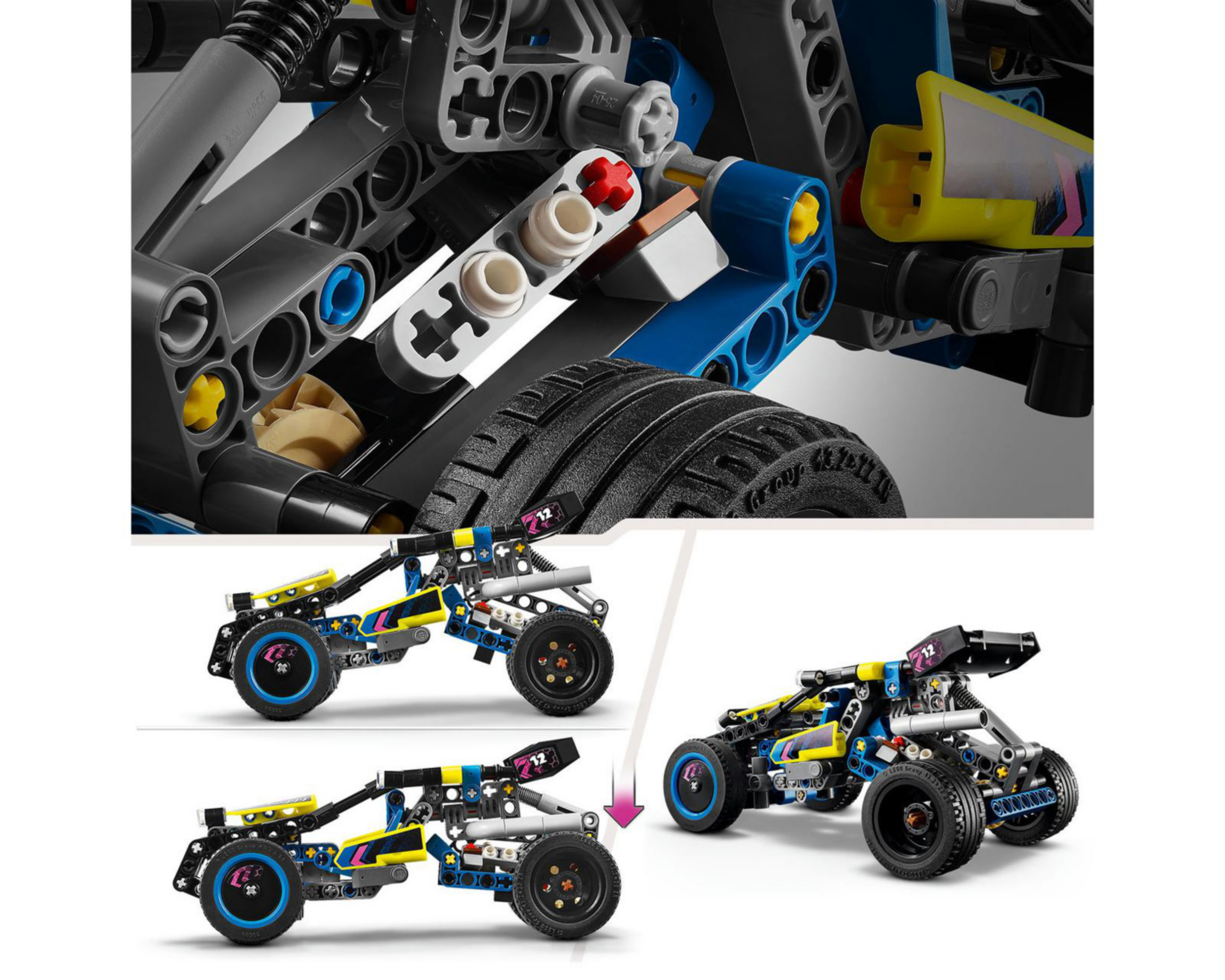 Foto 9 pulgar | LEGO Technic: Buggy de Carreras Todoterreno 42164