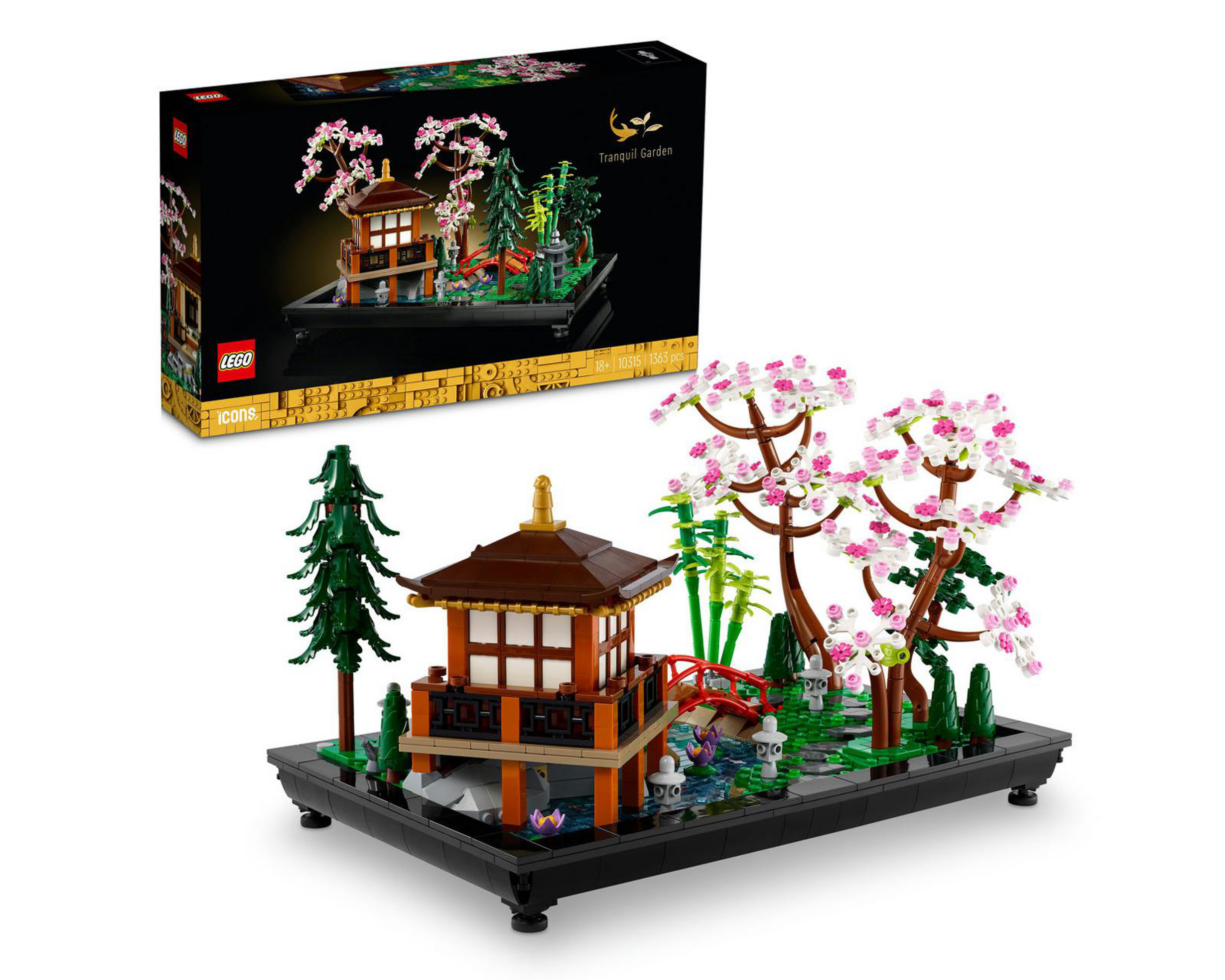 LEGO Icons: Jardín Meditativo 10315 $2,799
