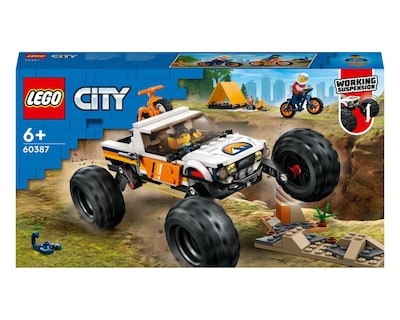 Foto 2 | LEGO City: Todoterreno 4x4 Aventurero 60387