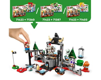 Foto 7 | LEGO Super Mario: Batalla contra Bowsitos en el castillo 71423