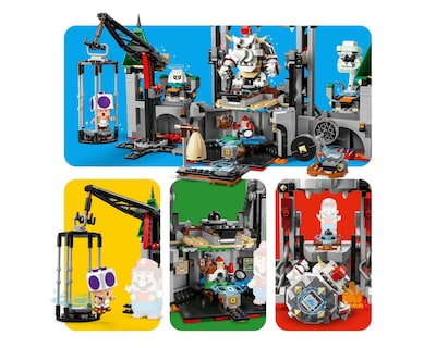 Foto 8 | LEGO Super Mario: Batalla contra Bowsitos en el castillo 71423