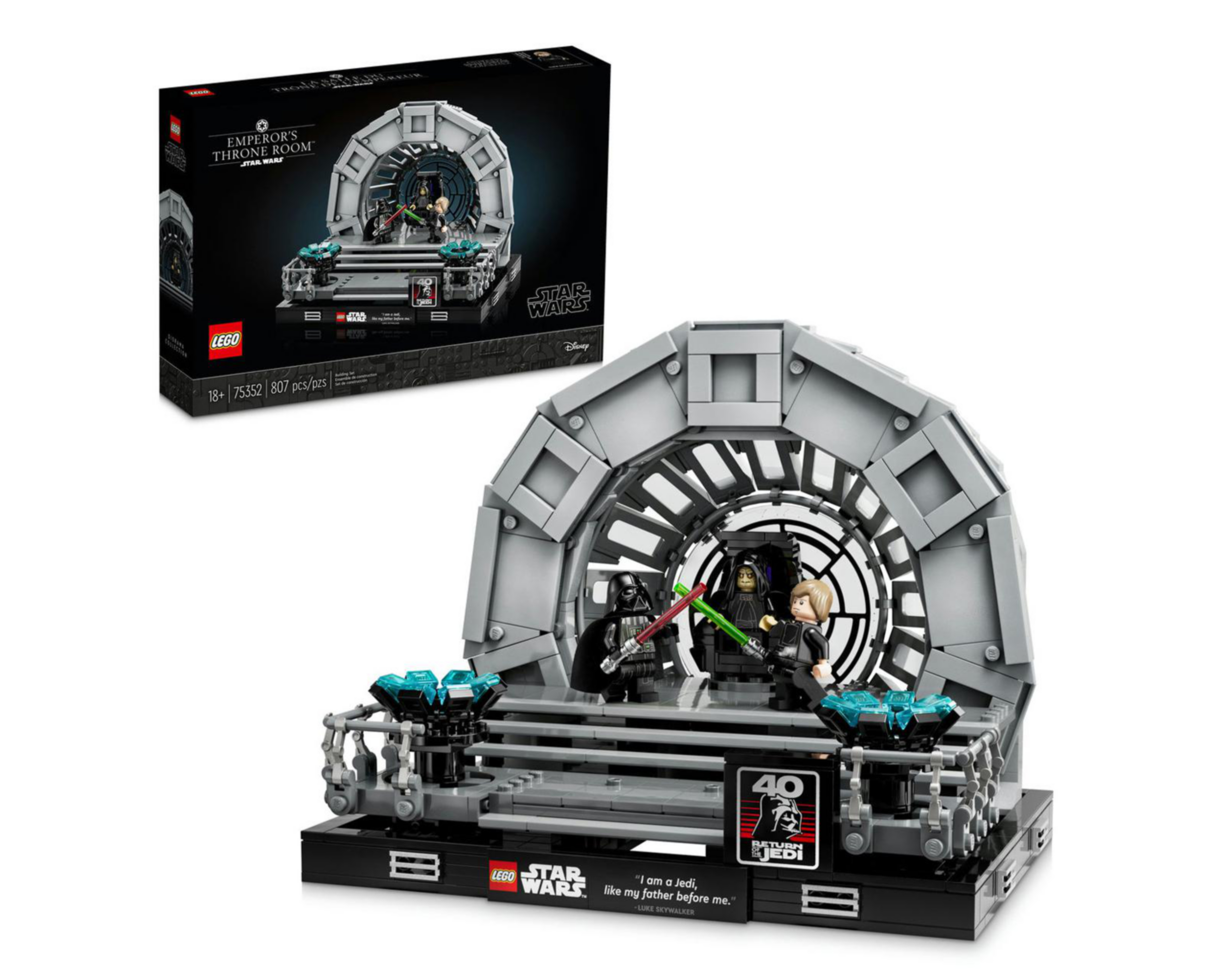 LEGO Star Wars Diorama: Sala del Trono del Emperador 75352