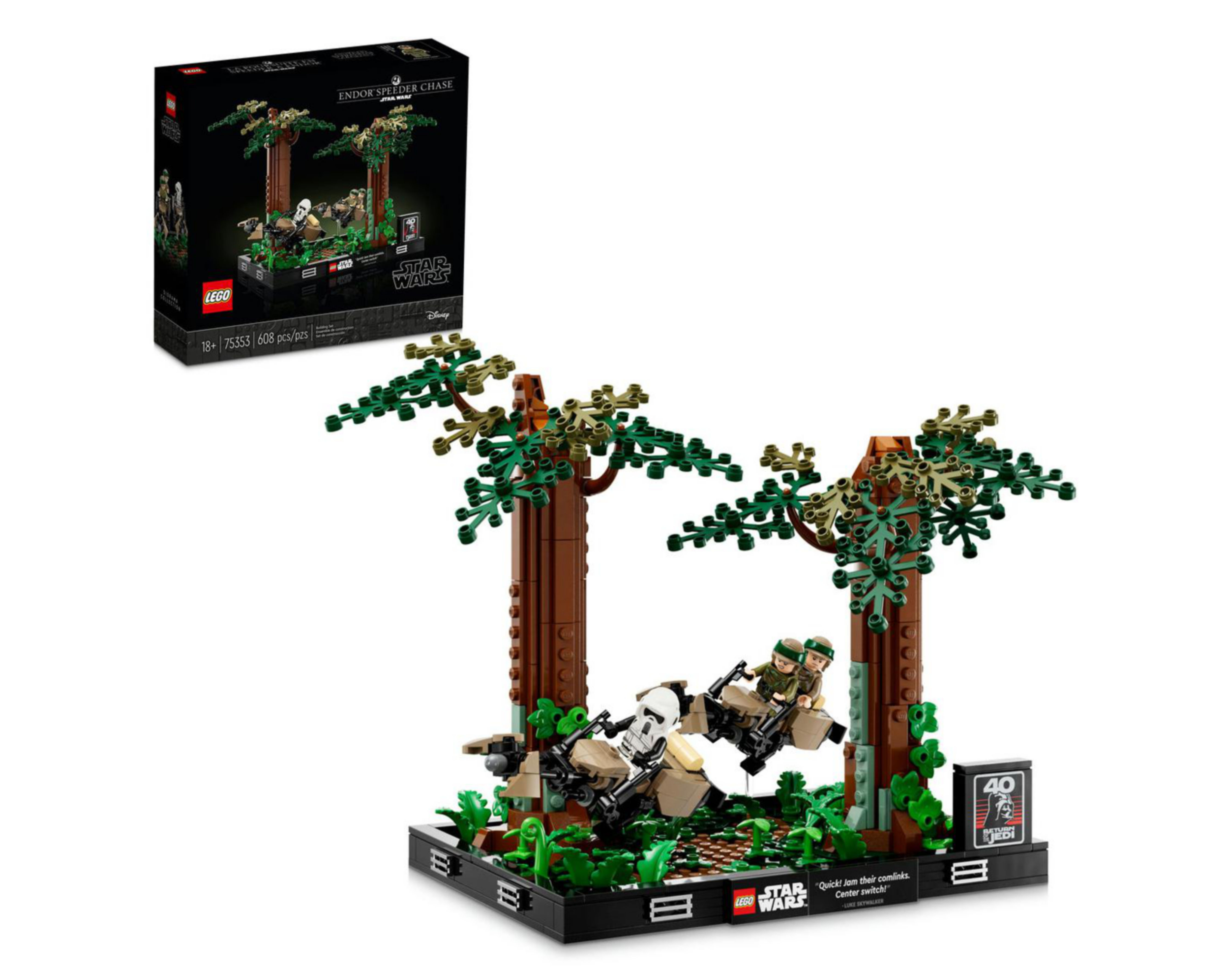 LEGO Star Wars Diorama: Duelo de Speeders en Endor 75353