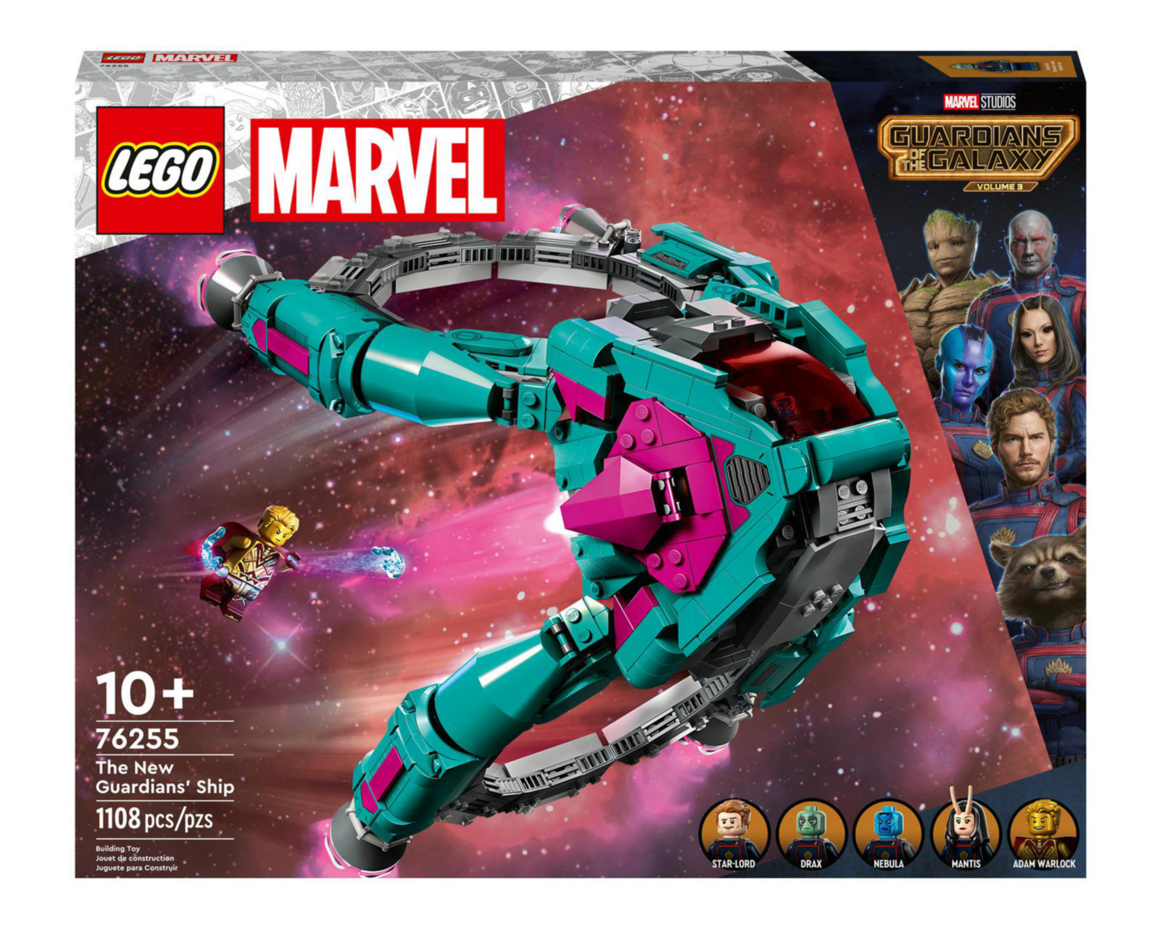 Foto 3 pulgar | LEGO Marvel: Nave de los Nuevos Guardianes 76255