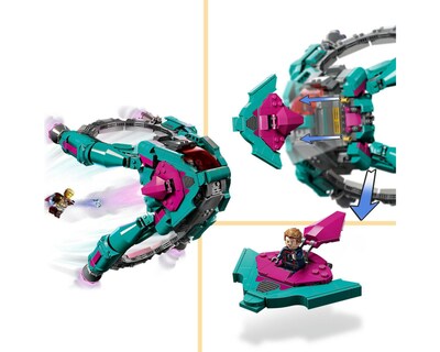 Foto 7 | LEGO Marvel: Nave de los Nuevos Guardianes 76255