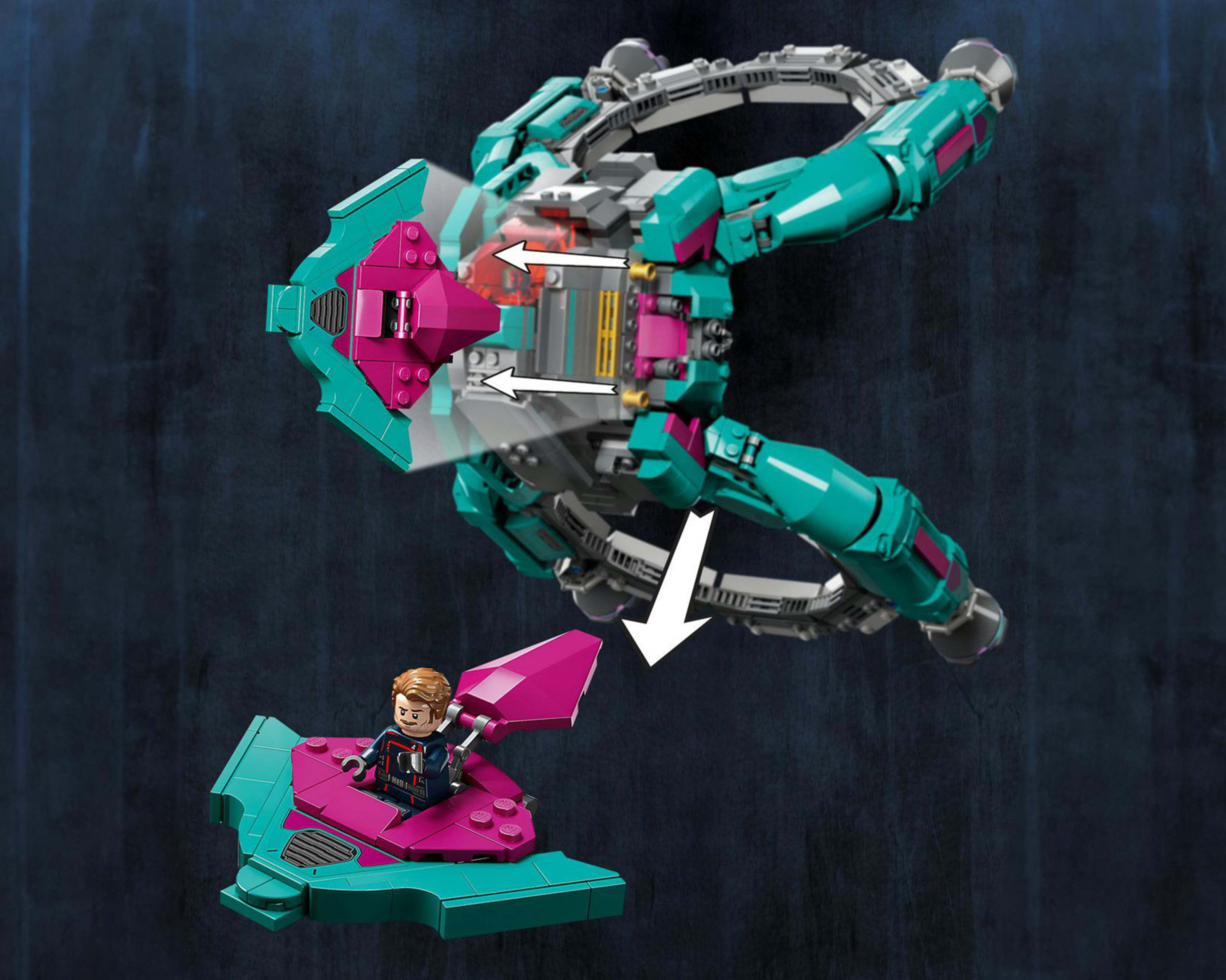 Foto 8 | LEGO Marvel: Nave de los Nuevos Guardianes 76255