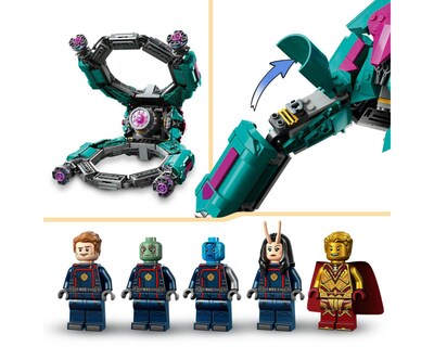 Foto 8 | LEGO Marvel: Nave de los Nuevos Guardianes 76255