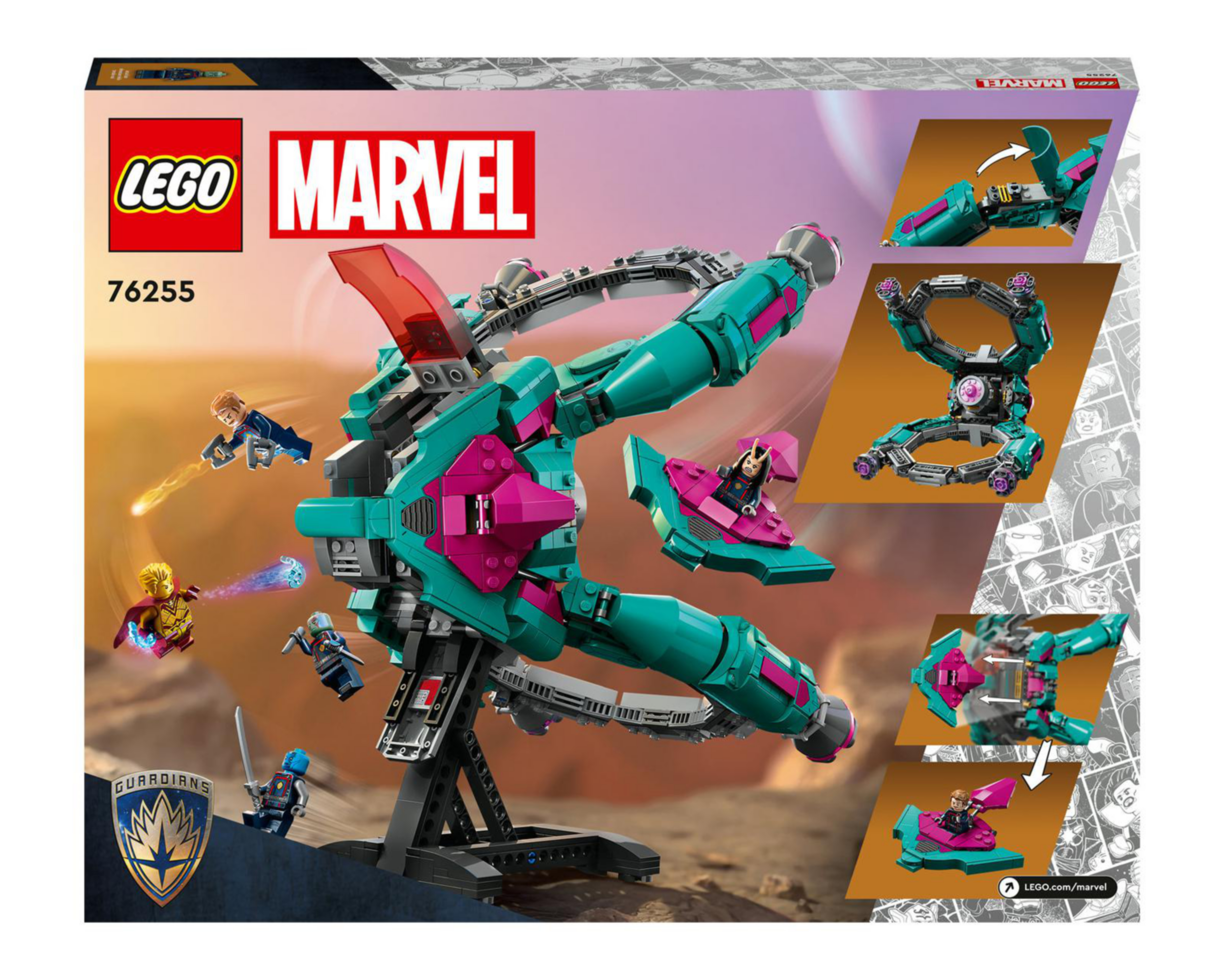 Foto 10 pulgar | LEGO Marvel: Nave de los Nuevos Guardianes 76255