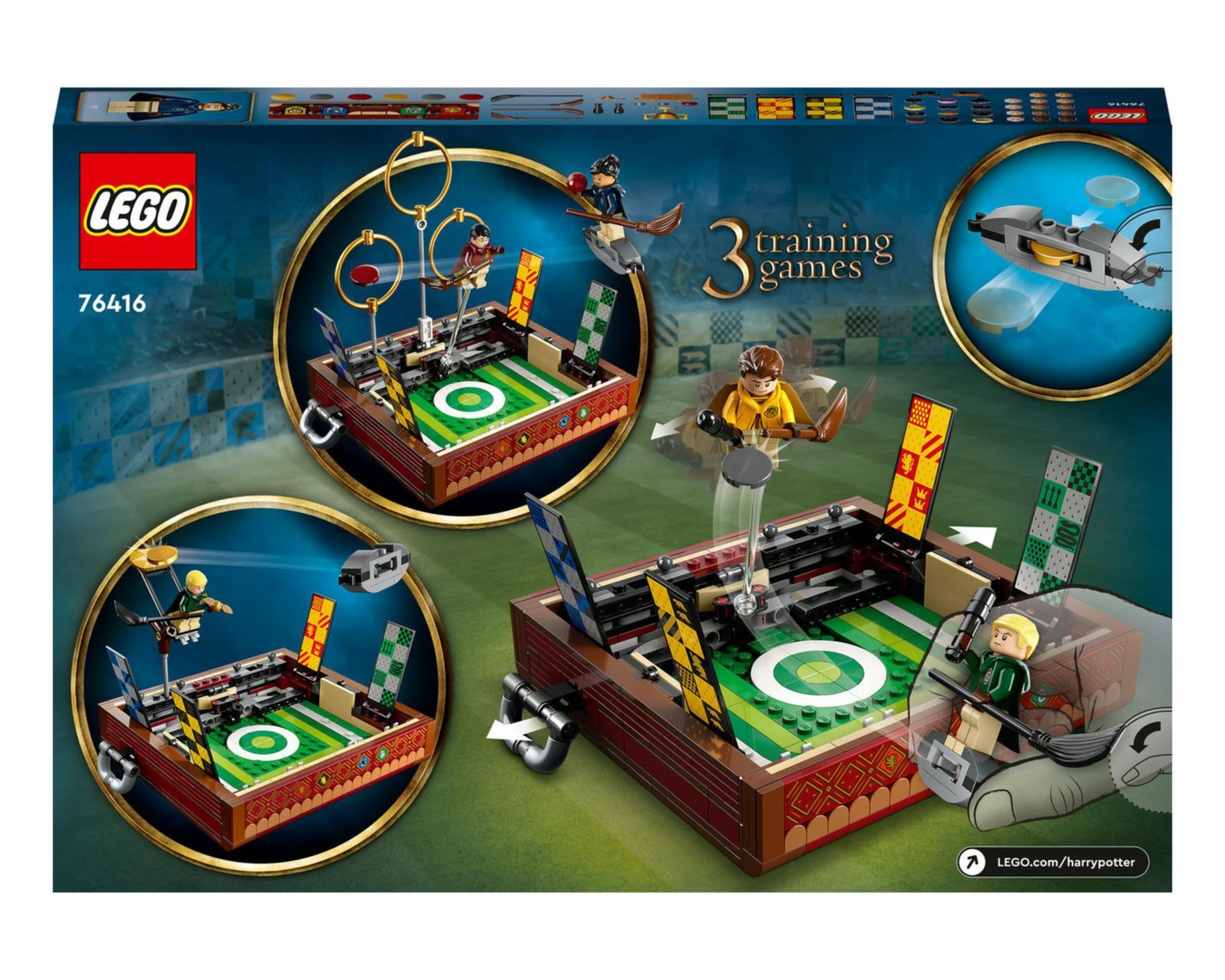 Foto 10 pulgar | LEGO Harry Potter: Baúl de Quidditch