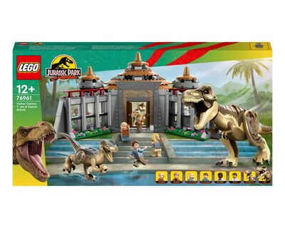 Foto 2 | LEGO Jurassic Park: Centro de Visitantes T-Rex y Ataque del Raptor