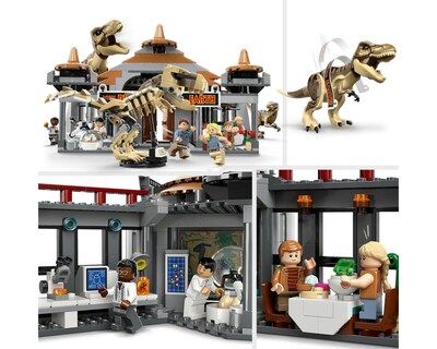 Foto 7 | LEGO Jurassic Park: Centro de Visitantes T-Rex y Ataque del Raptor