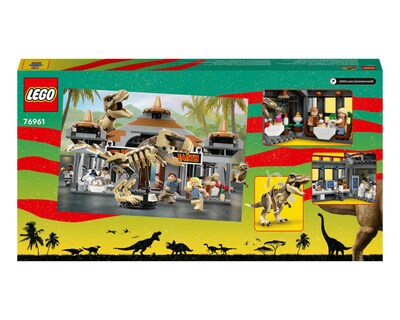 Foto 9 | LEGO Jurassic Park: Centro de Visitantes T-Rex y Ataque del Raptor