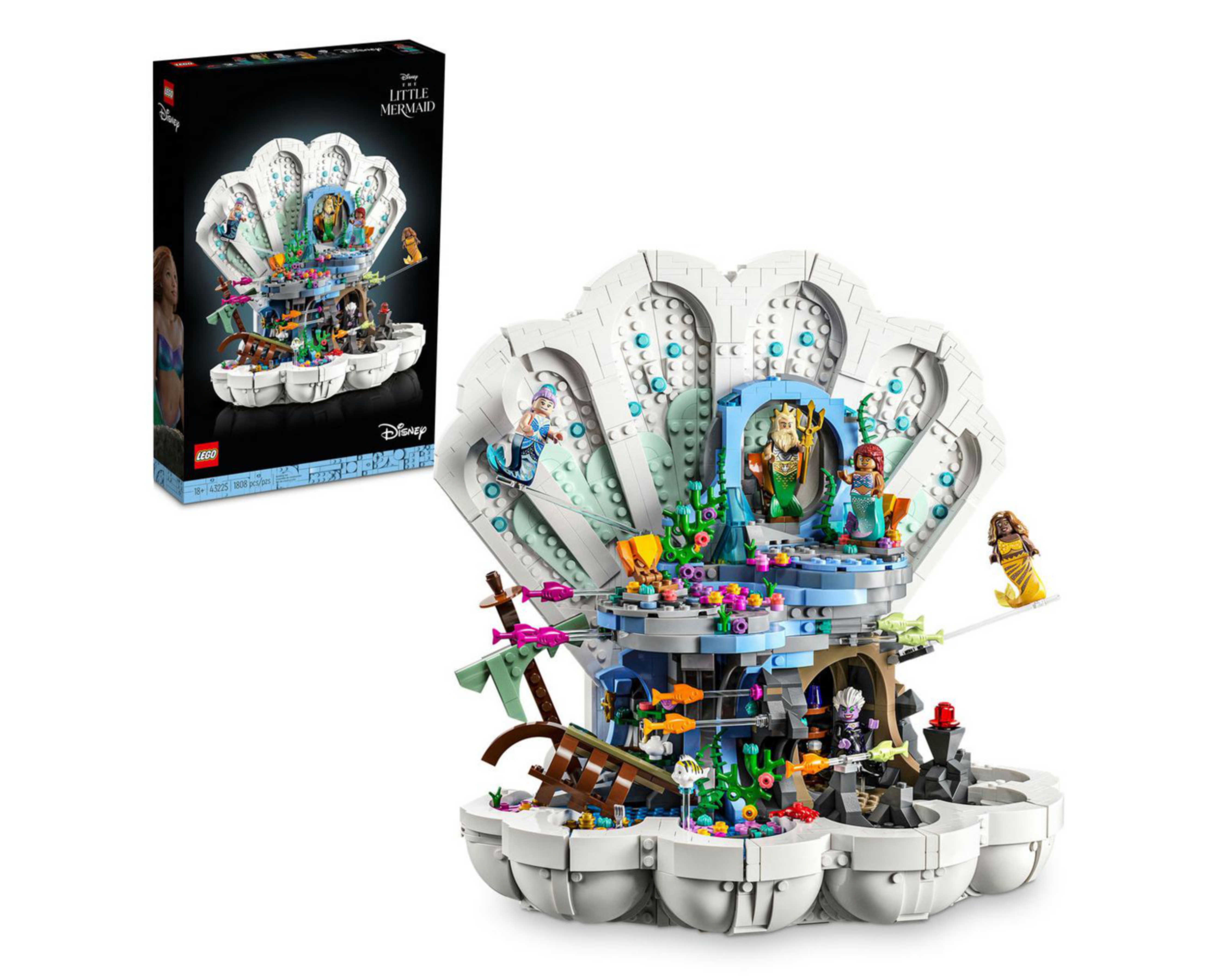 LEGO Disney: Concha Real de La Sirenita $4,299