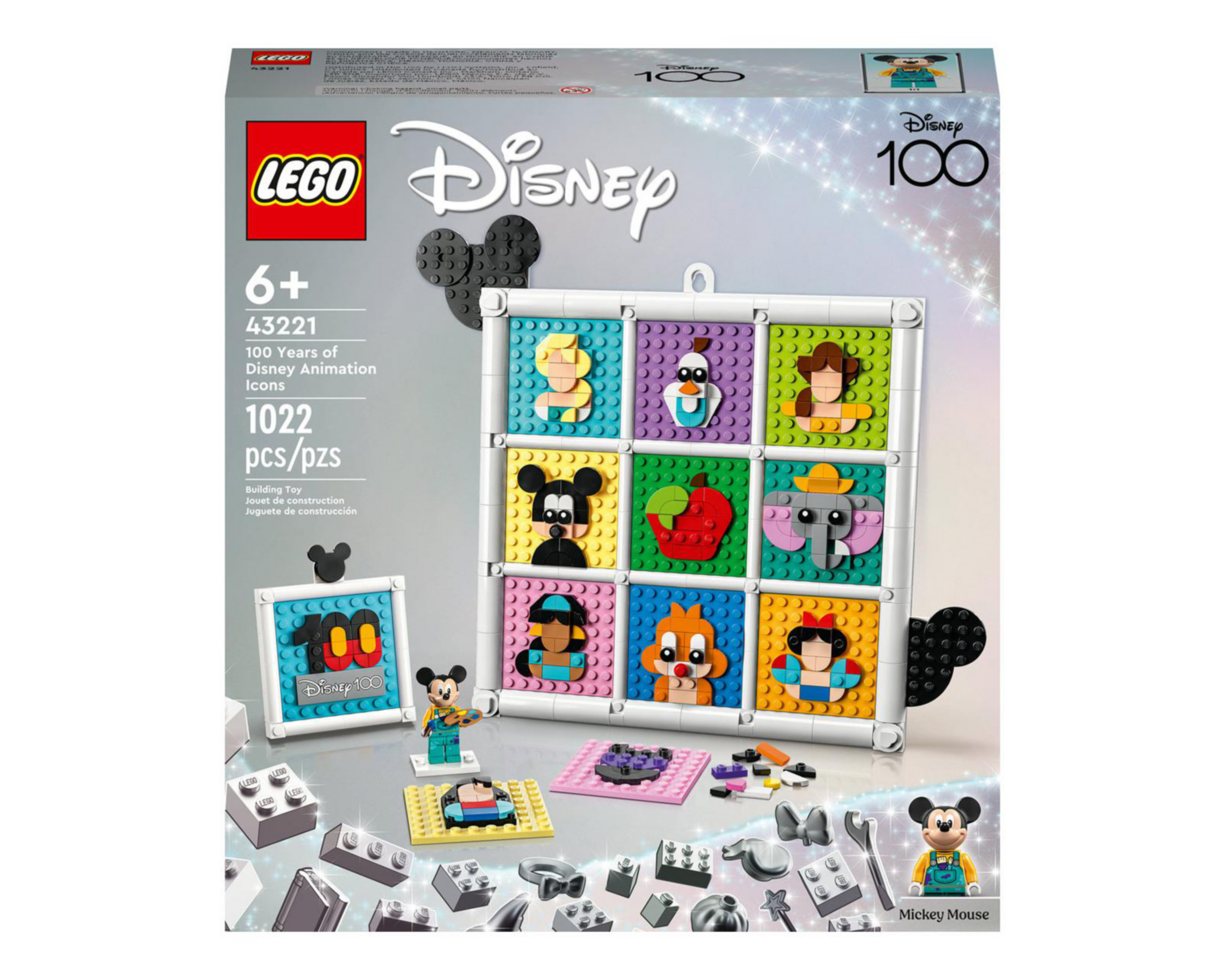 Foto 3 pulgar | LEGO Disney: 100 Años de Íconos de la Animación Disney