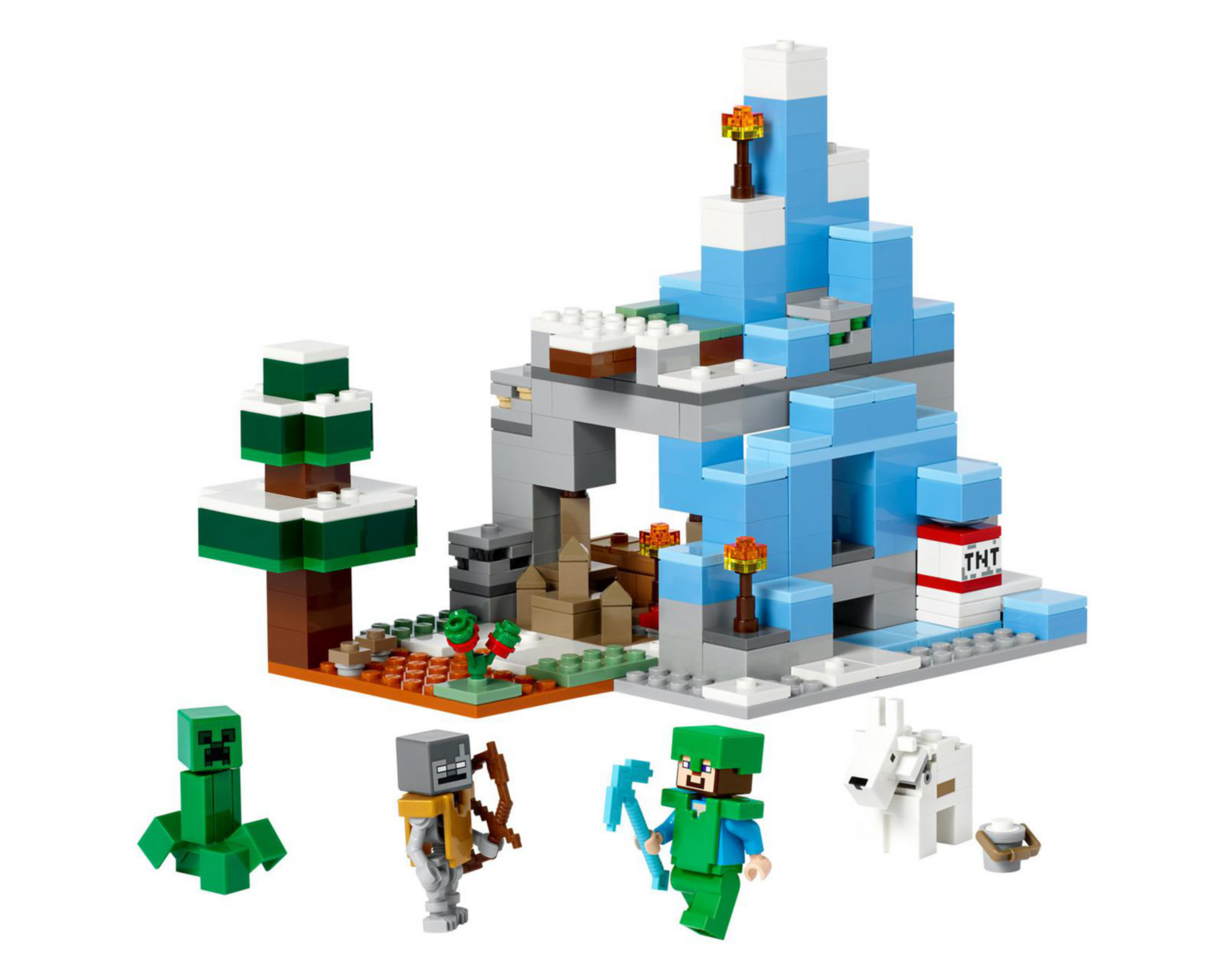 Foto 4 pulgar | LEGO Minecraft: Los Picos de Hielo