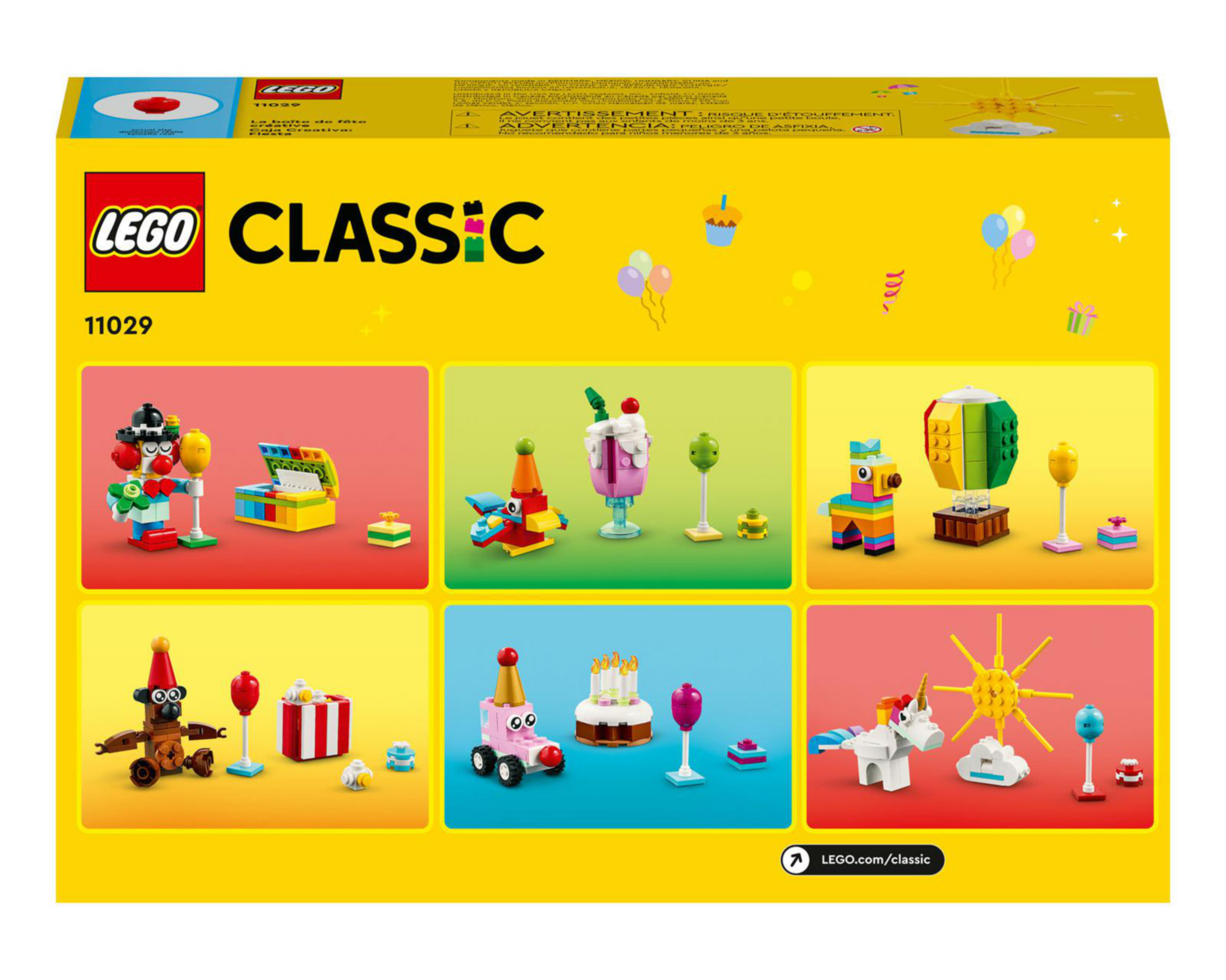 Foto 10 pulgar | LEGO Classic: Caja Creativa Fiesta