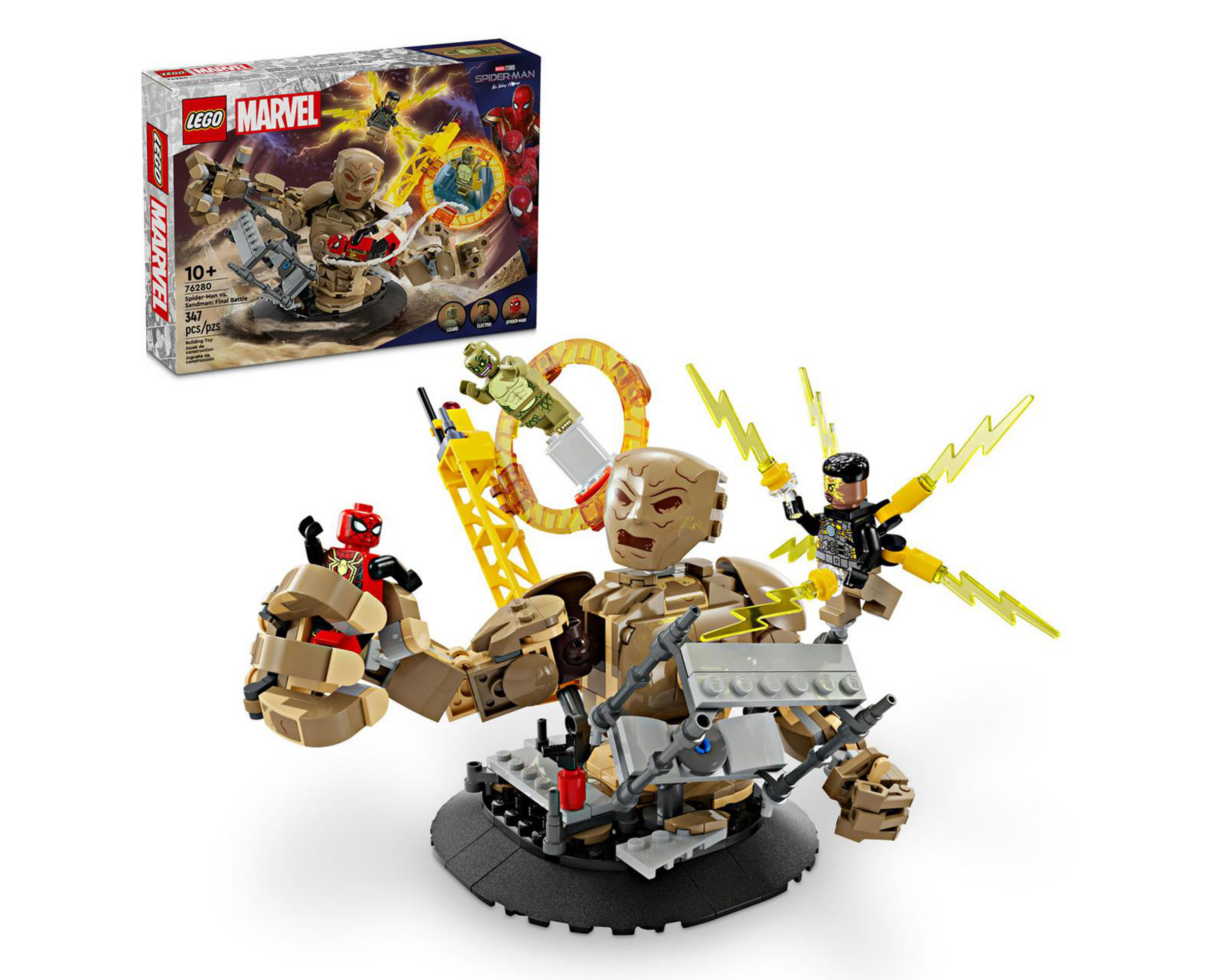 Foto 2 pulgar | LEGO Marvel: Spider-Man Vs. Sandman Batalla Final