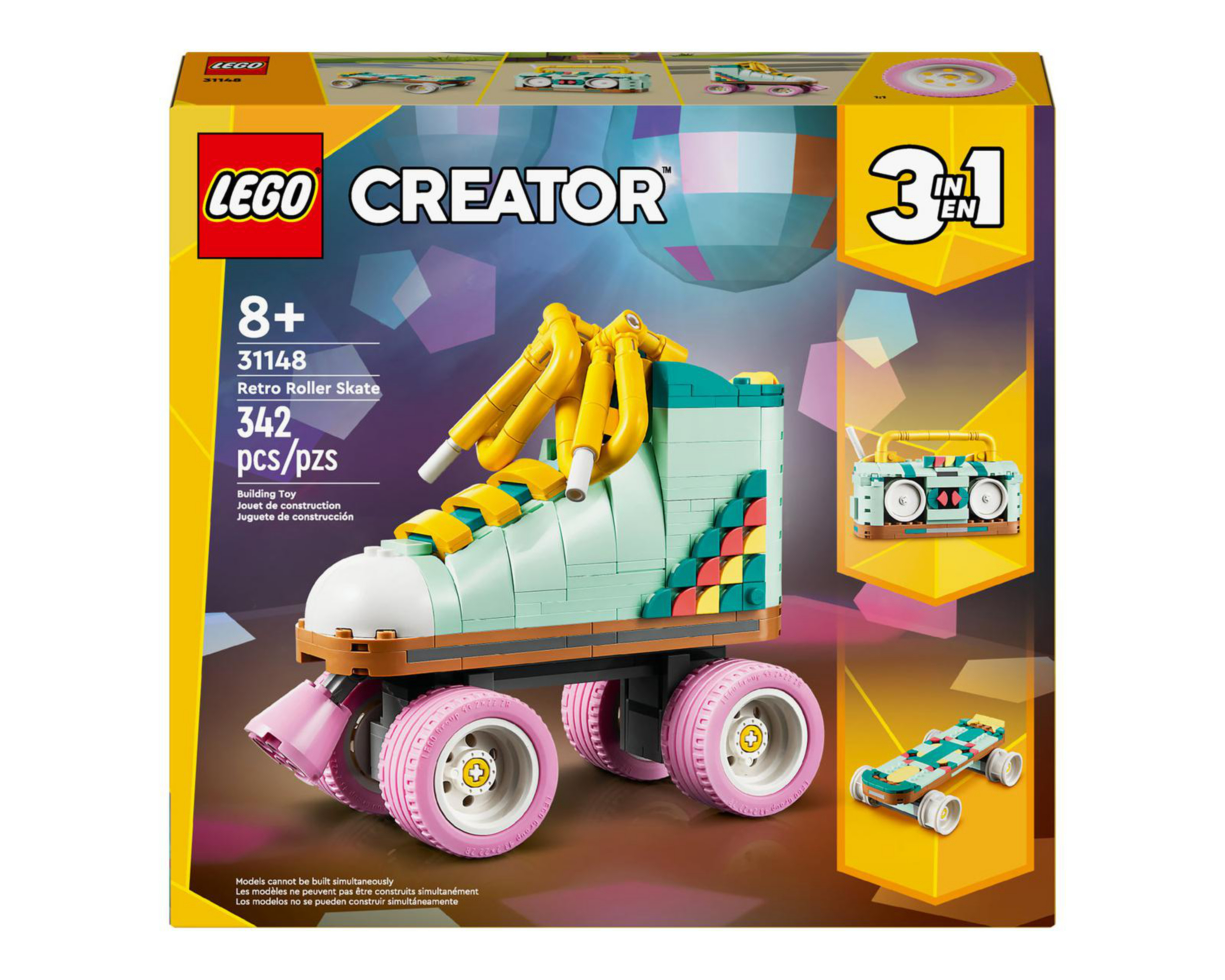 Foto 3 pulgar | LEGO Creator: Retro Roller Skate